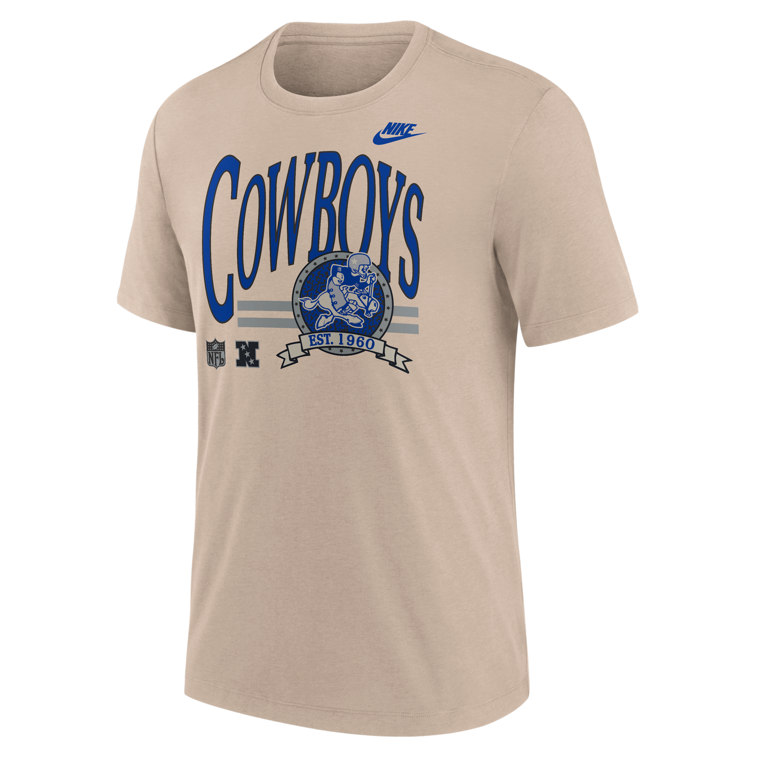 Dallas Cowboys Rewind Nike Men's NFL T-Shirt in Brown | NJFD05YV6Z-KCB