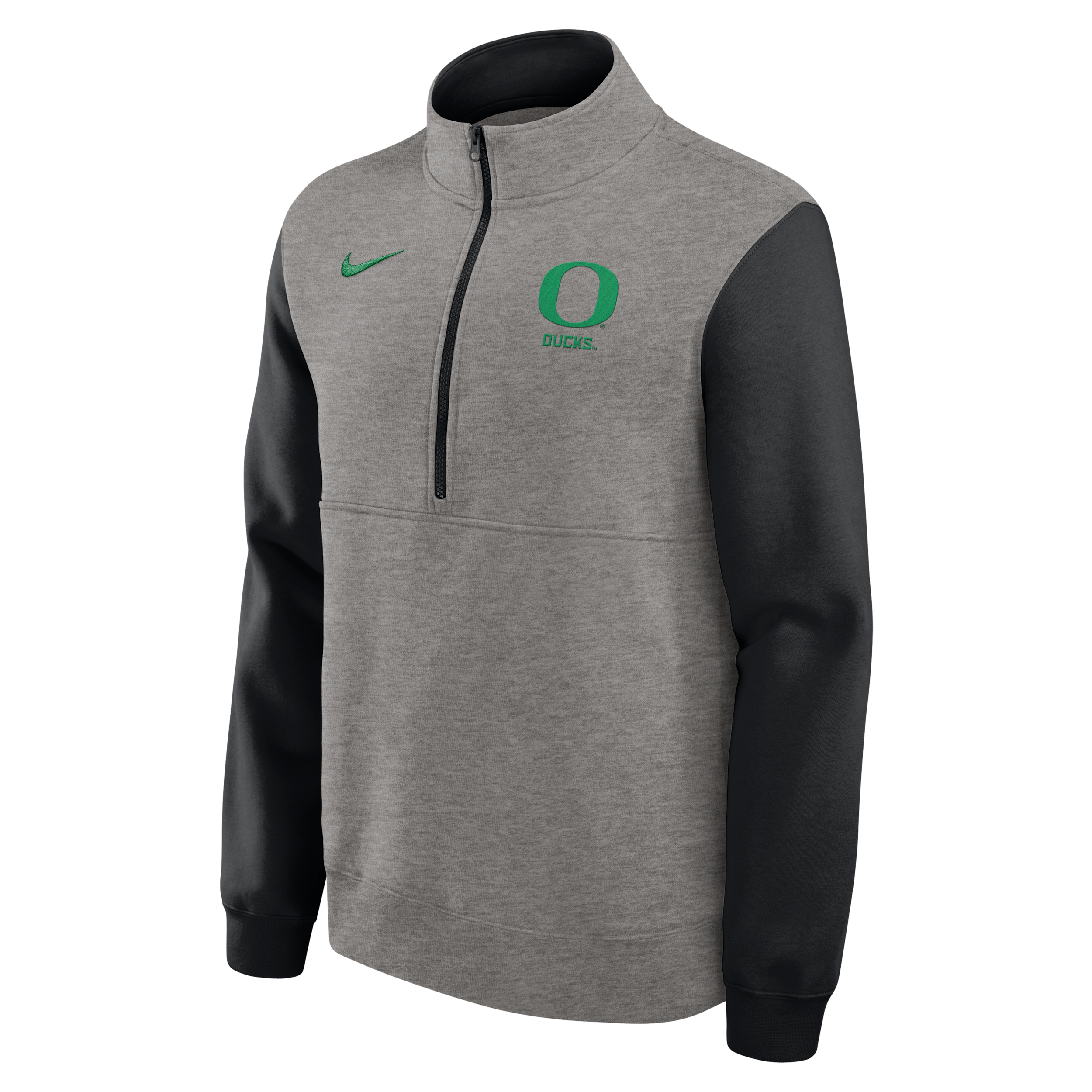 Nike Oregon Club  Men's College 1/2-zip Crew In Gray