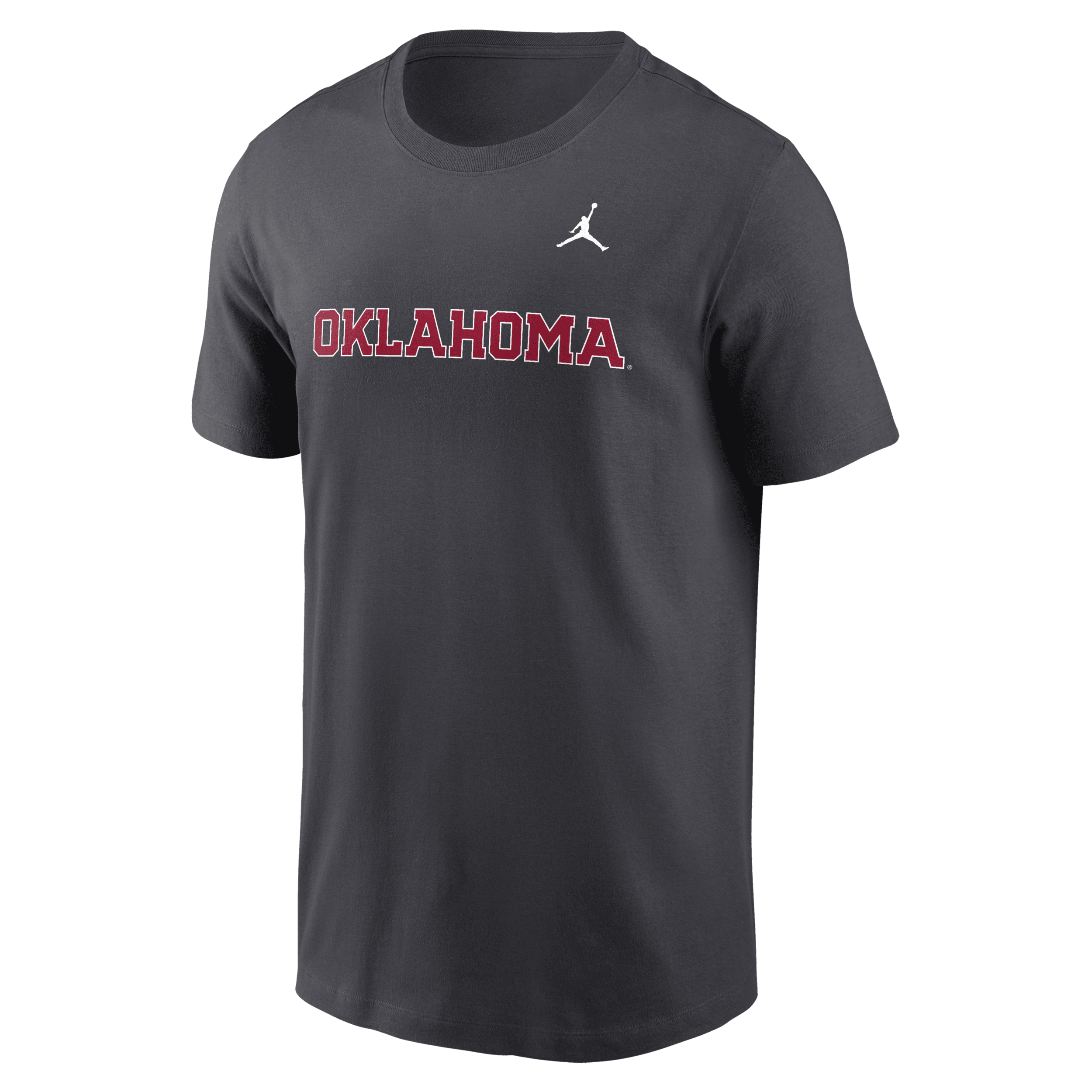 Nike Men's Oklahoma Sooners Primetime Wordmark College T-shirt In Grey