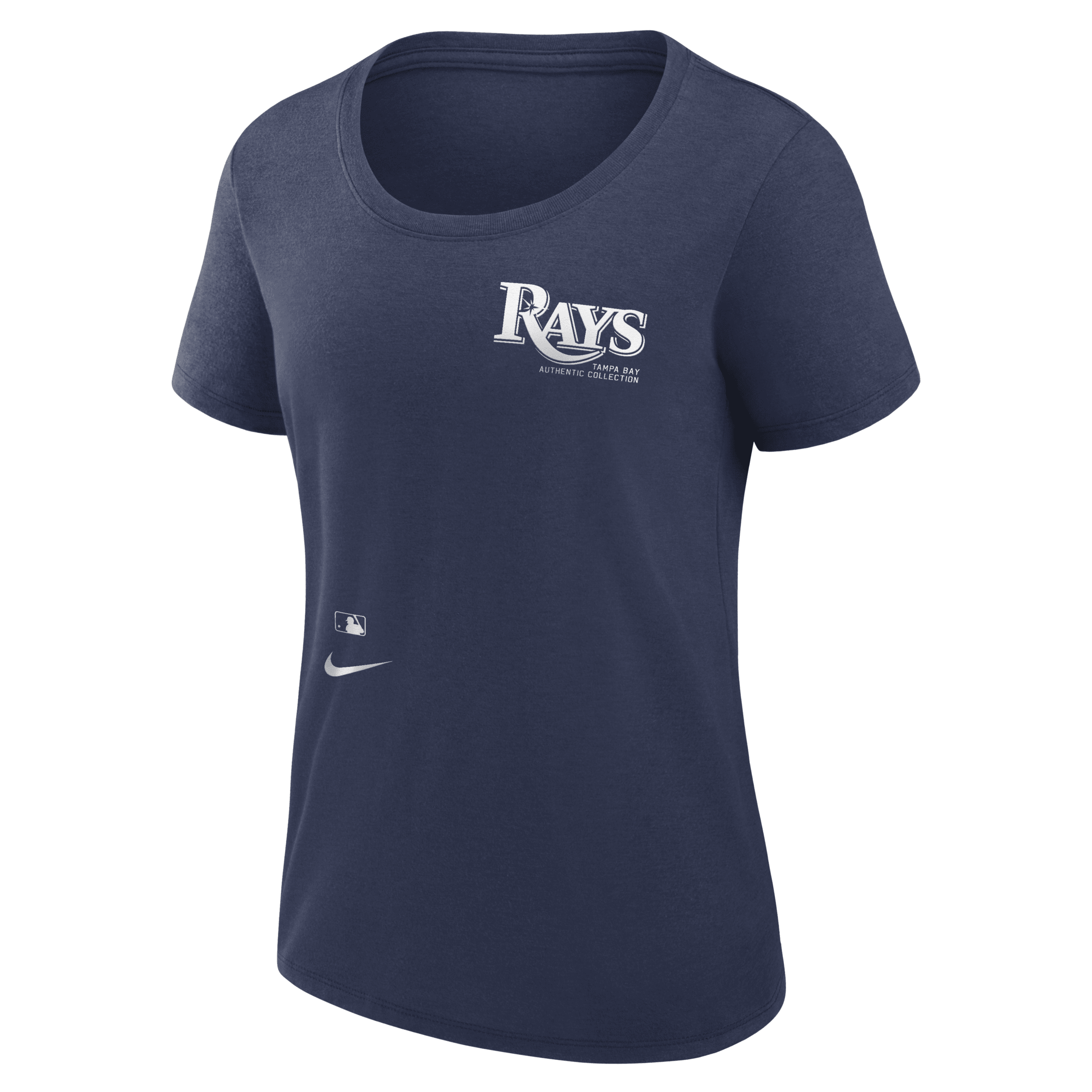 Shop Nike Tampa Bay Rays Authentic Collection Early Work  Women's Dri-fit Mlb T-shirt In Blue