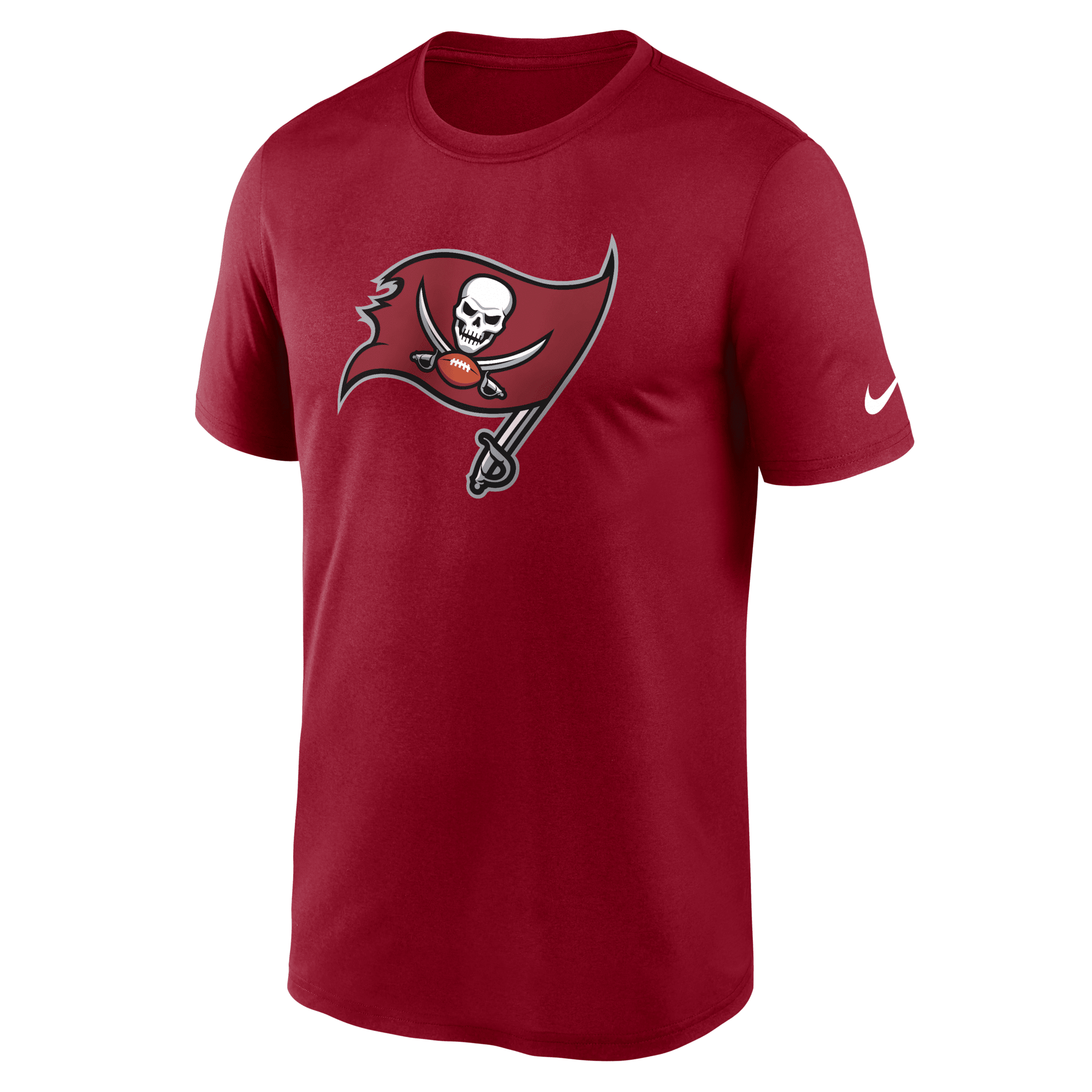 Shop Nike Men's Dri-fit Logo Legend (nfl Tampa Bay Buccaneers) T-shirt In Red