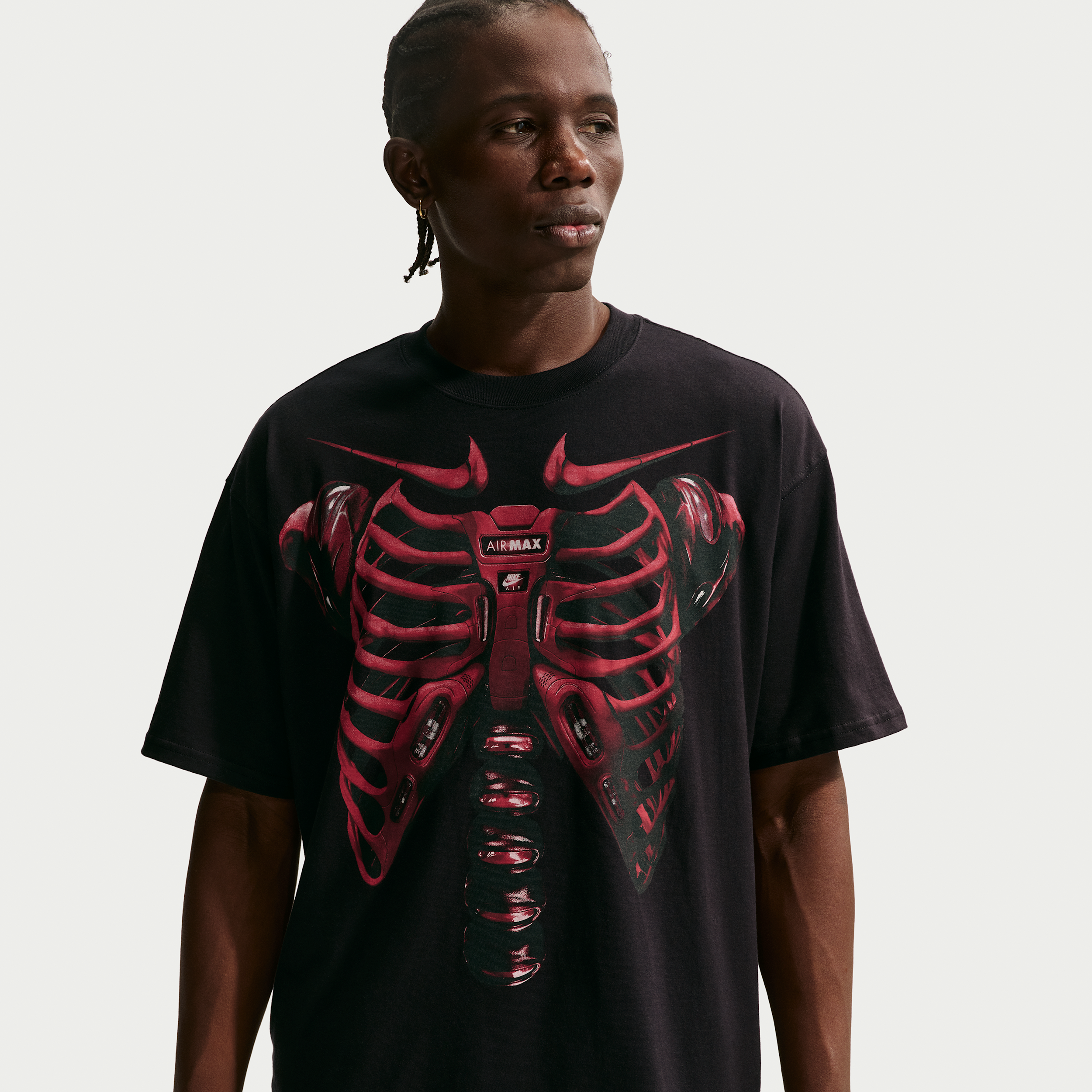 Men's Nike Sportswear Max90 T-Shirt in Black | IQ1009-016