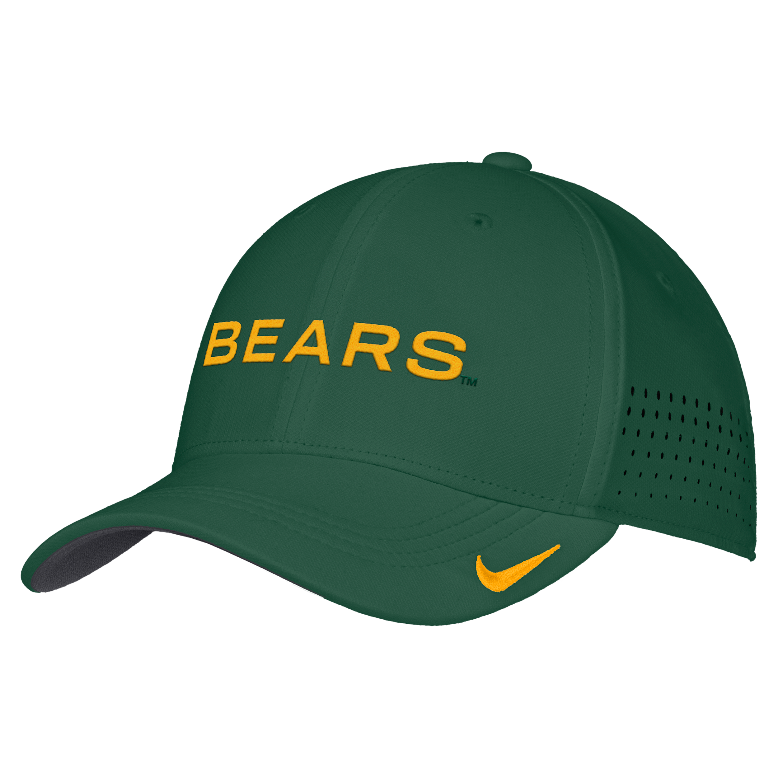 Nike Men's Green Baylor Bears 2026 On-Field AeroBill SwooshFlex Dri-fit Hat - Green