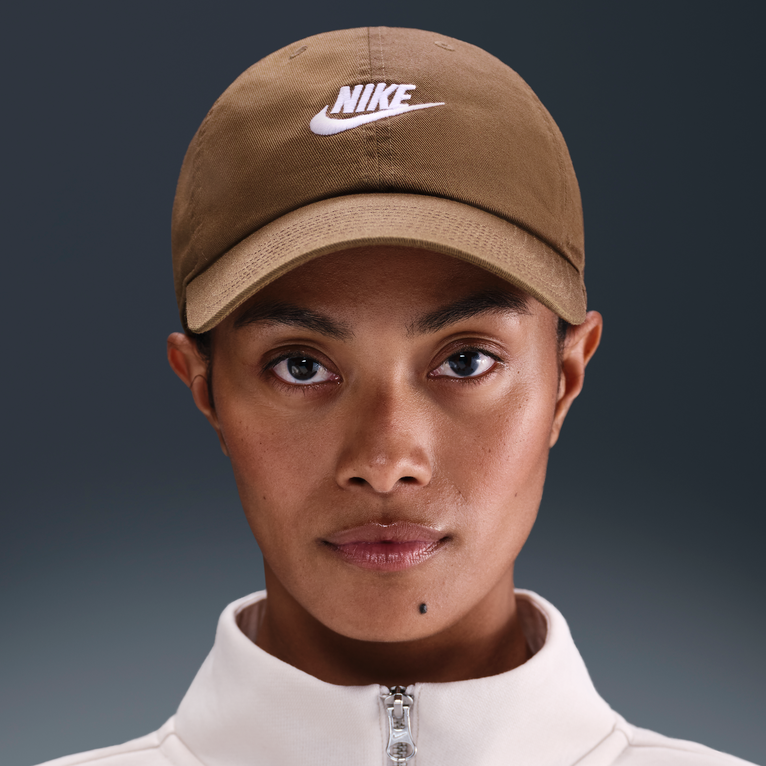 Nike Unisex Club Unstructured Futura Wash Cap In Brown