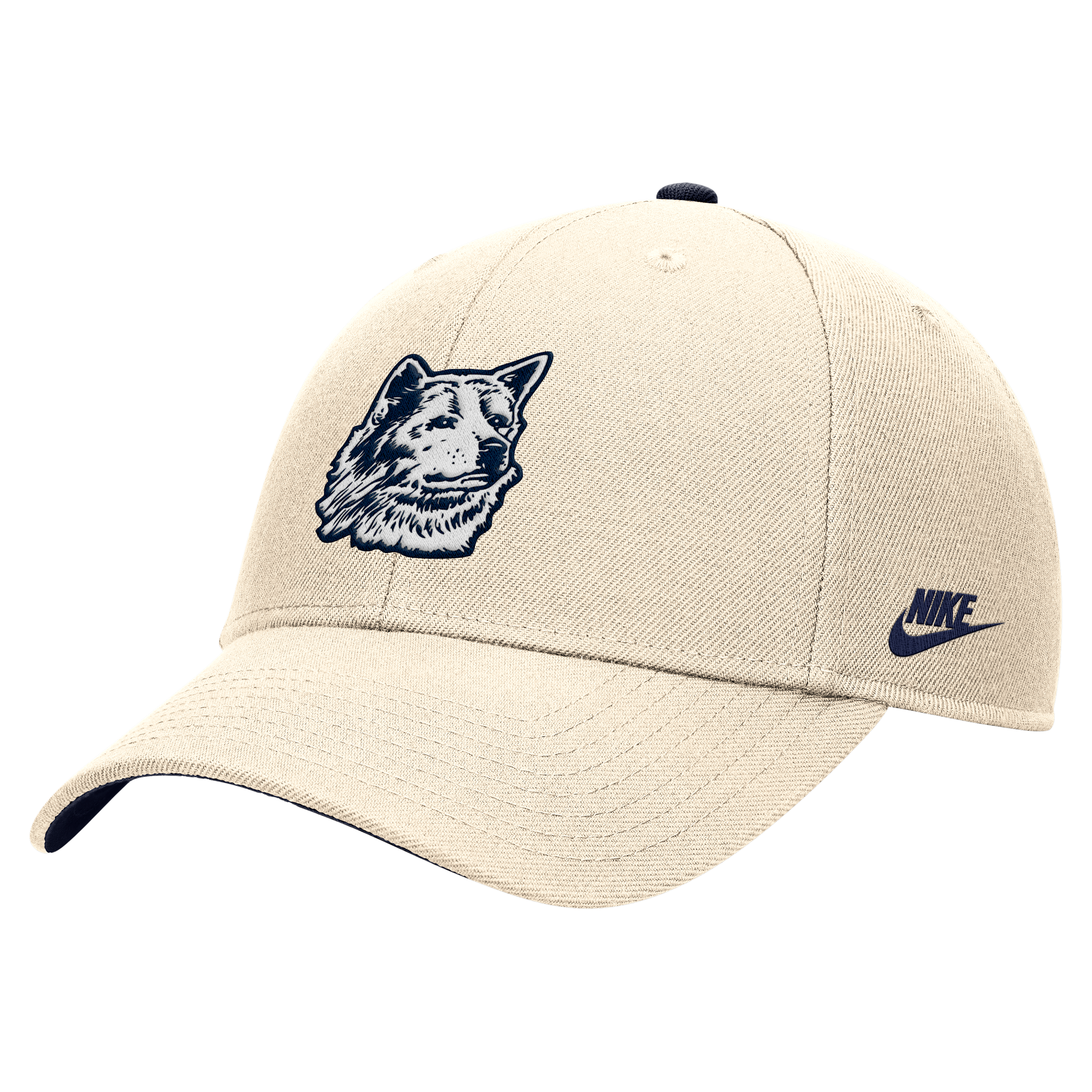 Nike Uconn Rise Unisex College Adjustable Cap In Brown