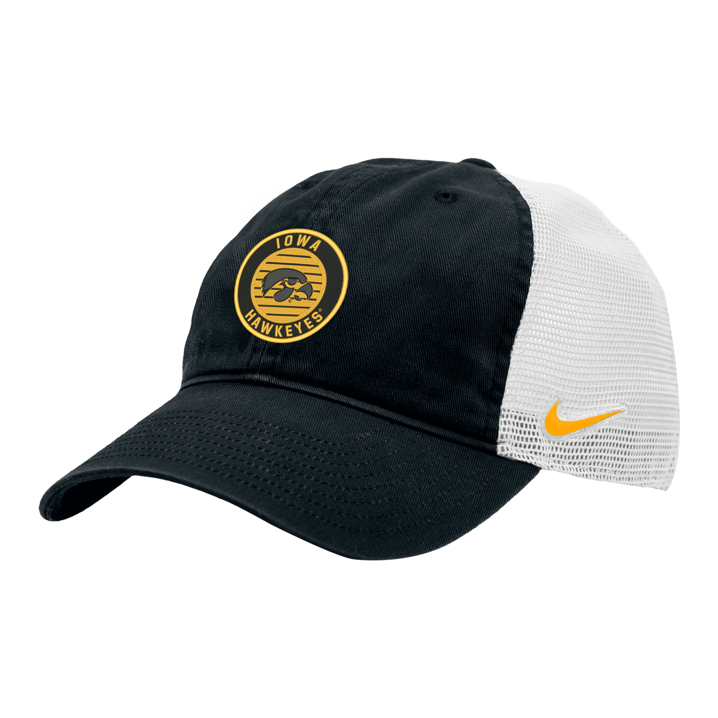 Nike Iowa Heritage86  Unisex College Trucker Hat In Black