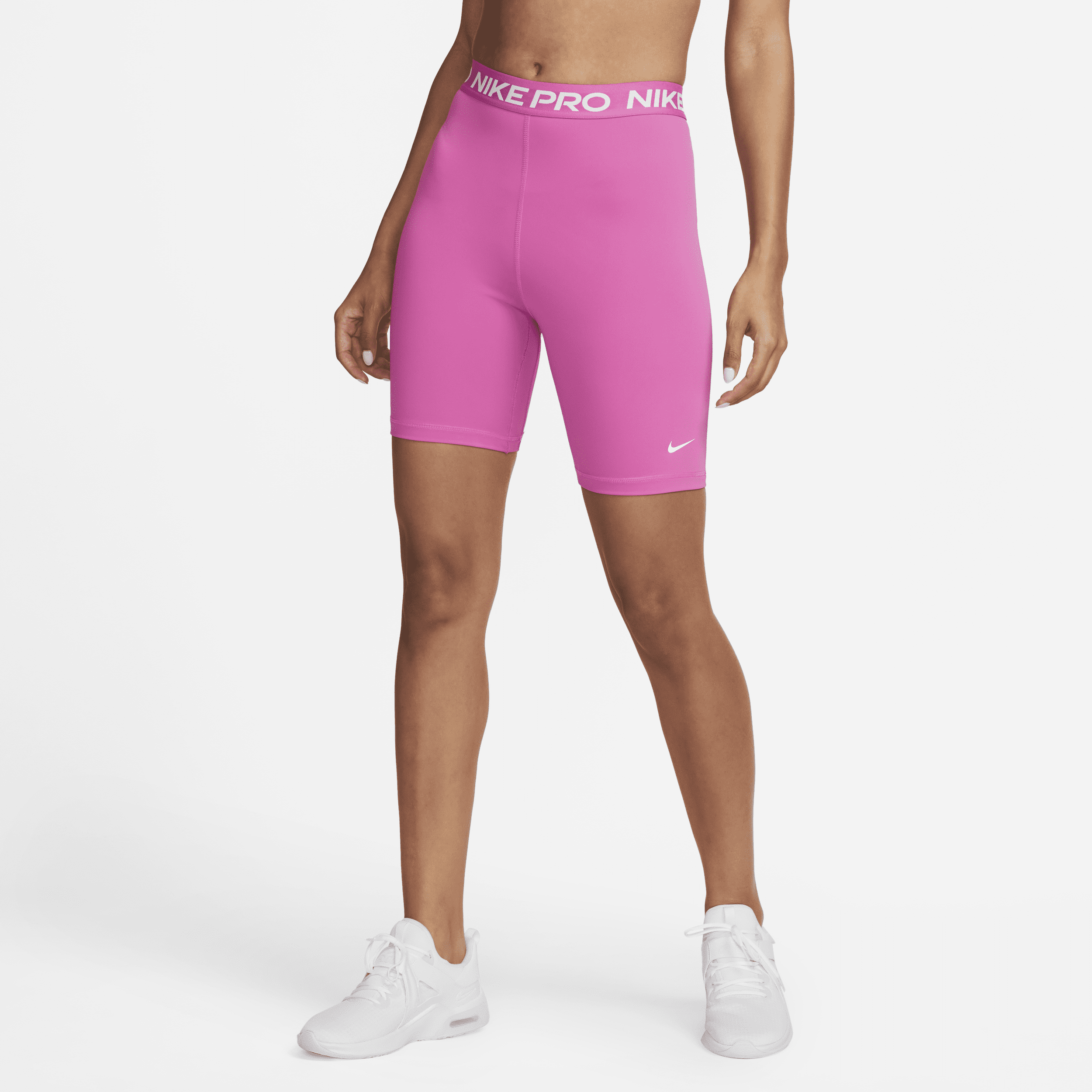 Nike Women's  Pro 365 High-waisted 7" Shorts In Pink