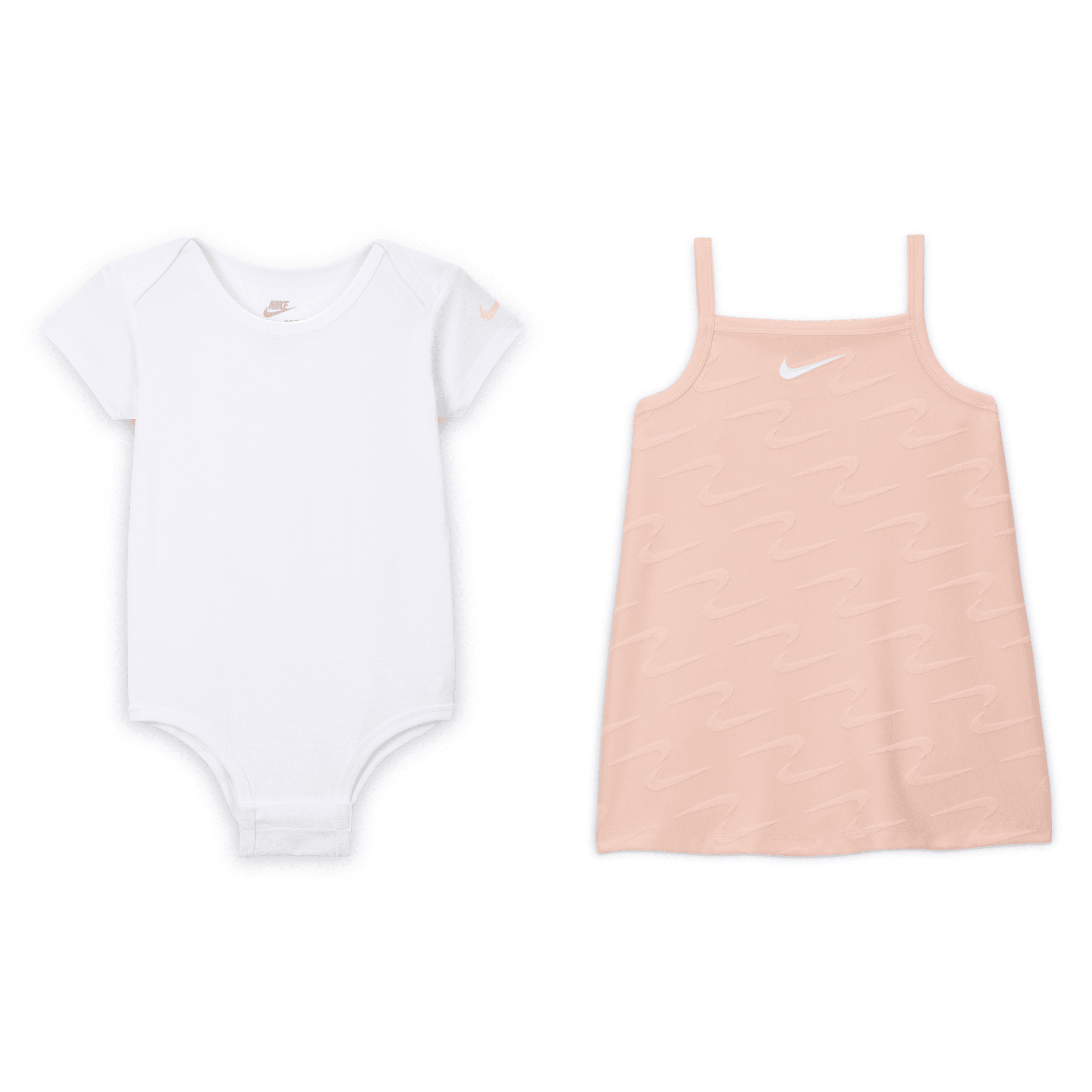Nike Swoosh Motion Baby 2-piece Set In Pink