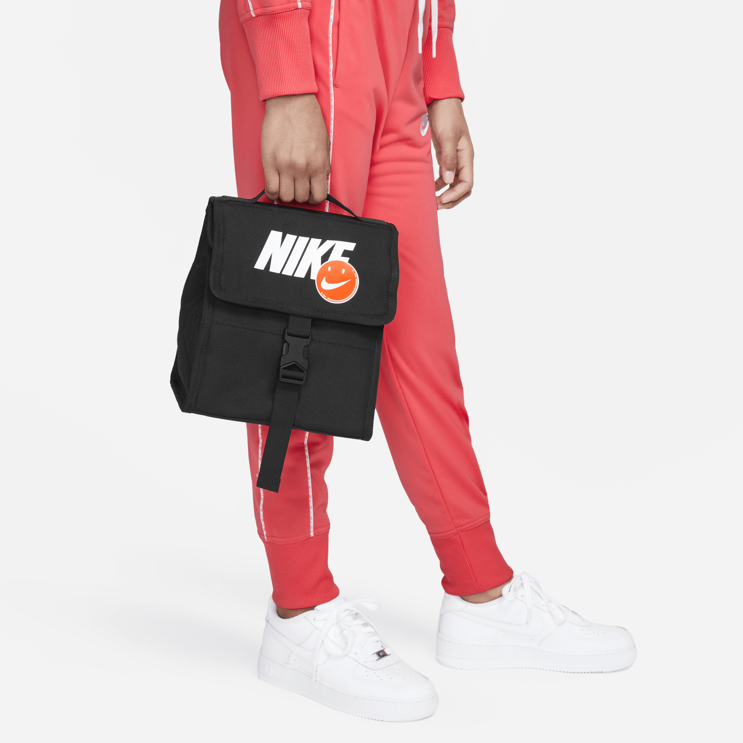 Nike Swoosh Smile Lunch Bag Big Kids' Lunch Bag (7.5l) In Black