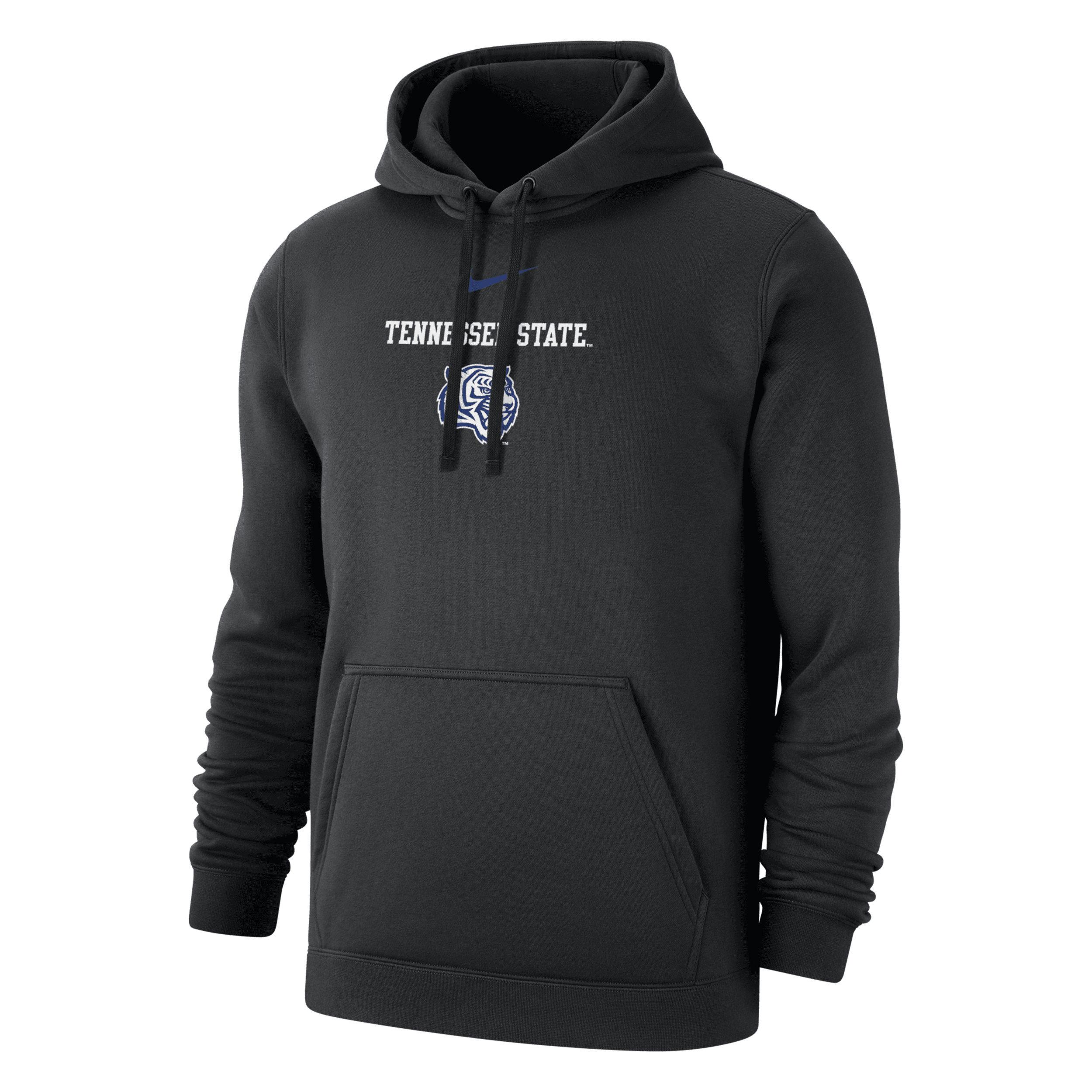 Nike Tennessee State Club Fleece  Men's College Hoodie In Black