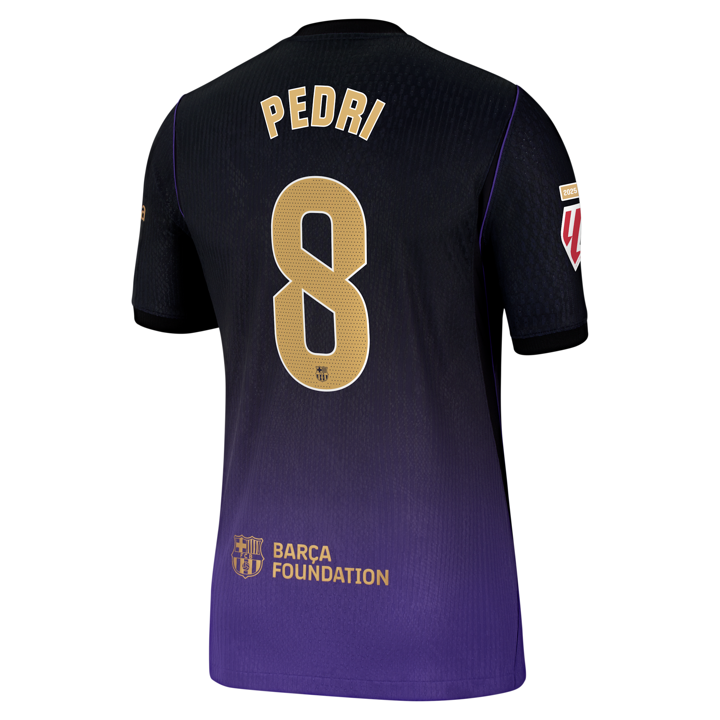 Pedri Barcelona 2026/27 Match Away Kobe Nike Men's Aero-FIT Soccer Jersey in Purple | NN204432673-FCB