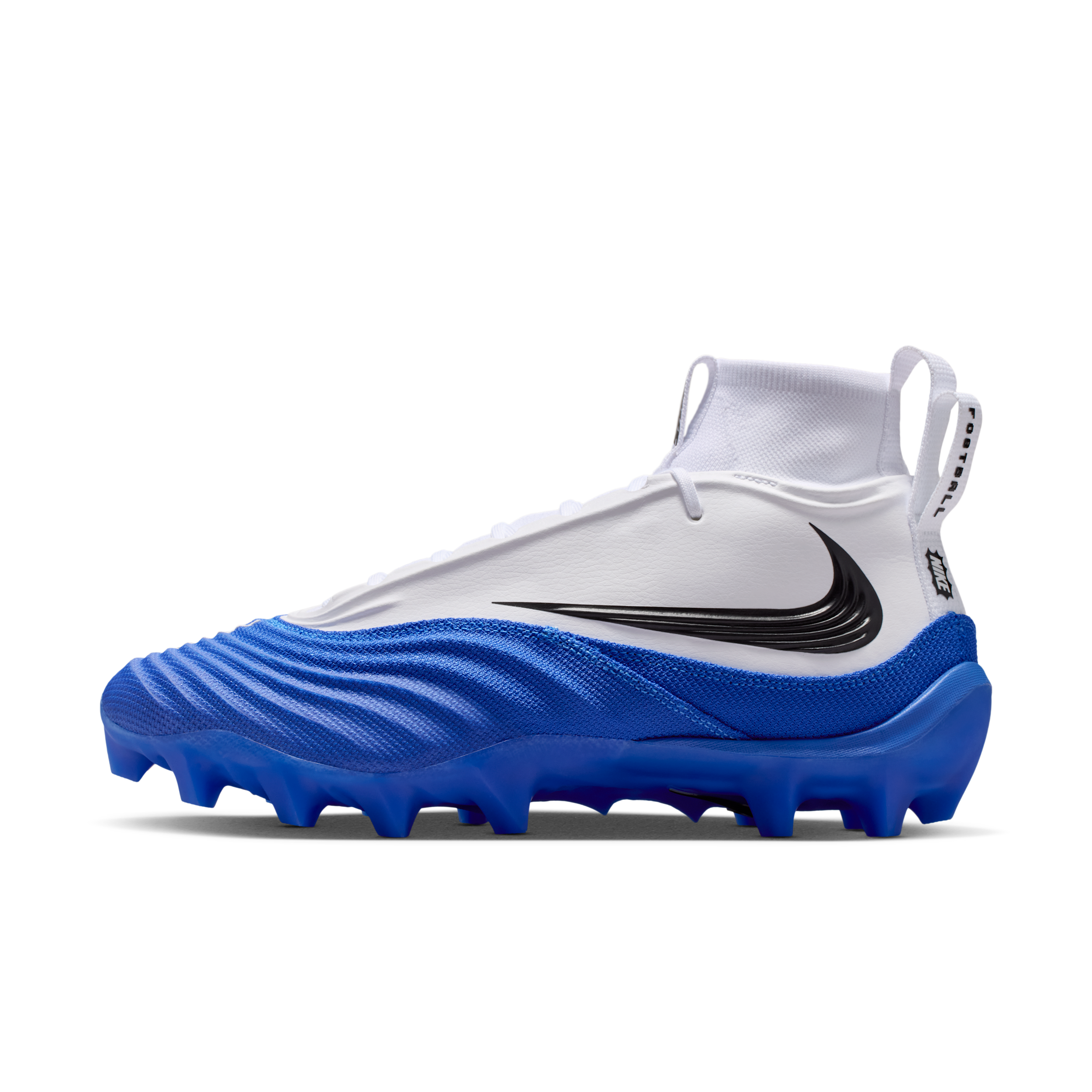 Nike Men's Alpha Menace 5 Pro Football Cleats in White | HV7020-100