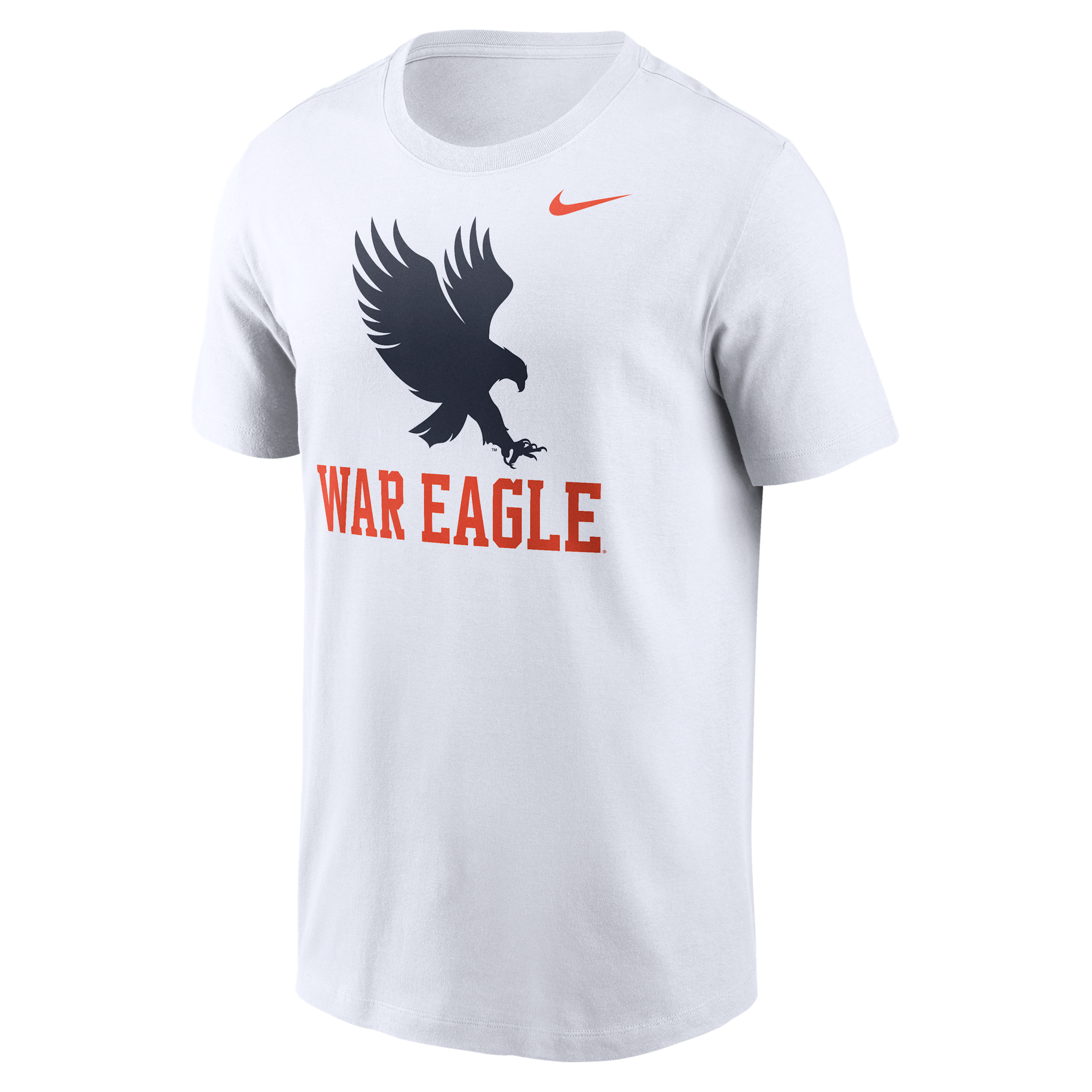 Auburn Primetime Logo Mantra Nike Men's College T-Shirt in White | N19910AAUN-TZL