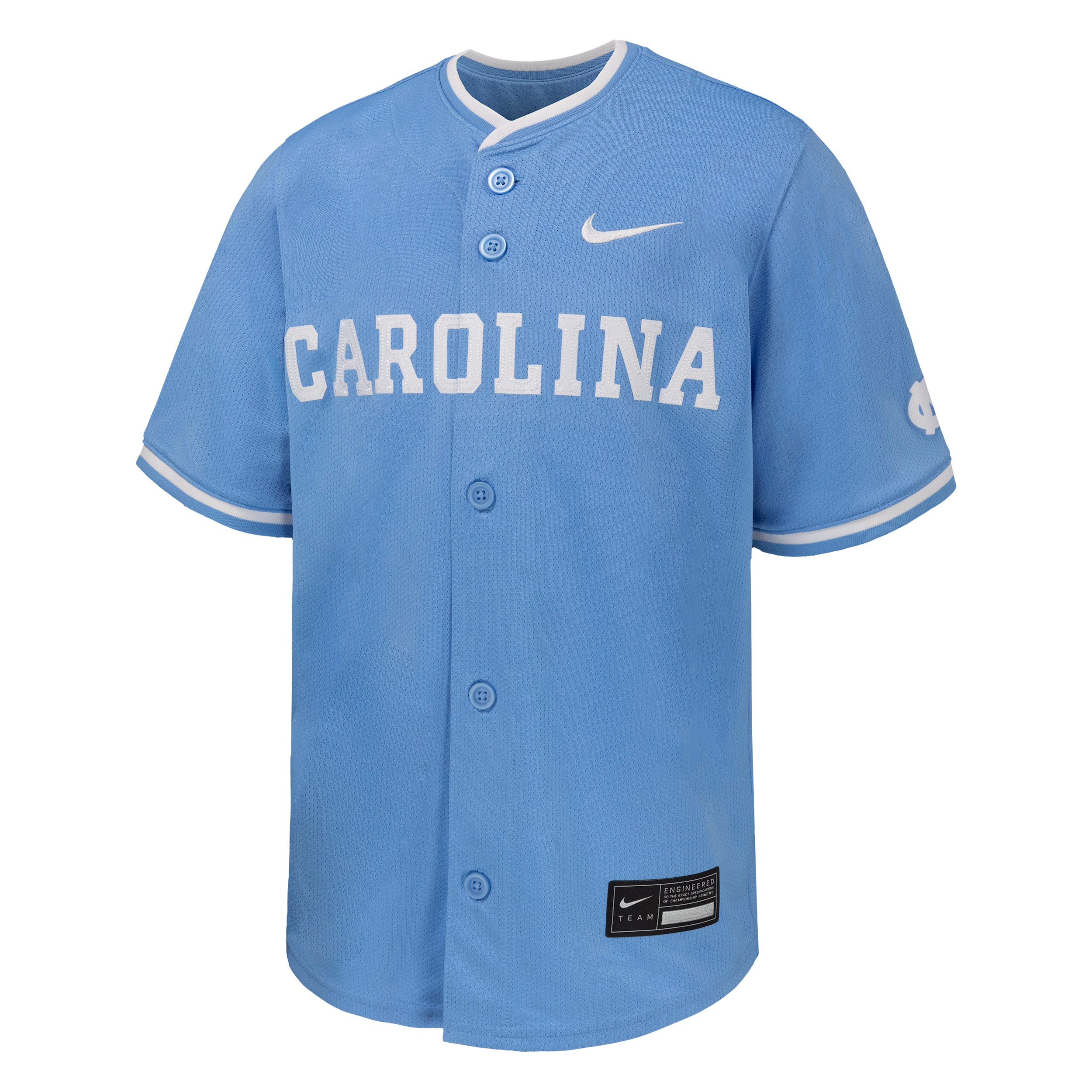 Nike Big Boys and Girls Carolina Blue North Carolina Tar Heels Limited Baseball Jersey - Light Blue