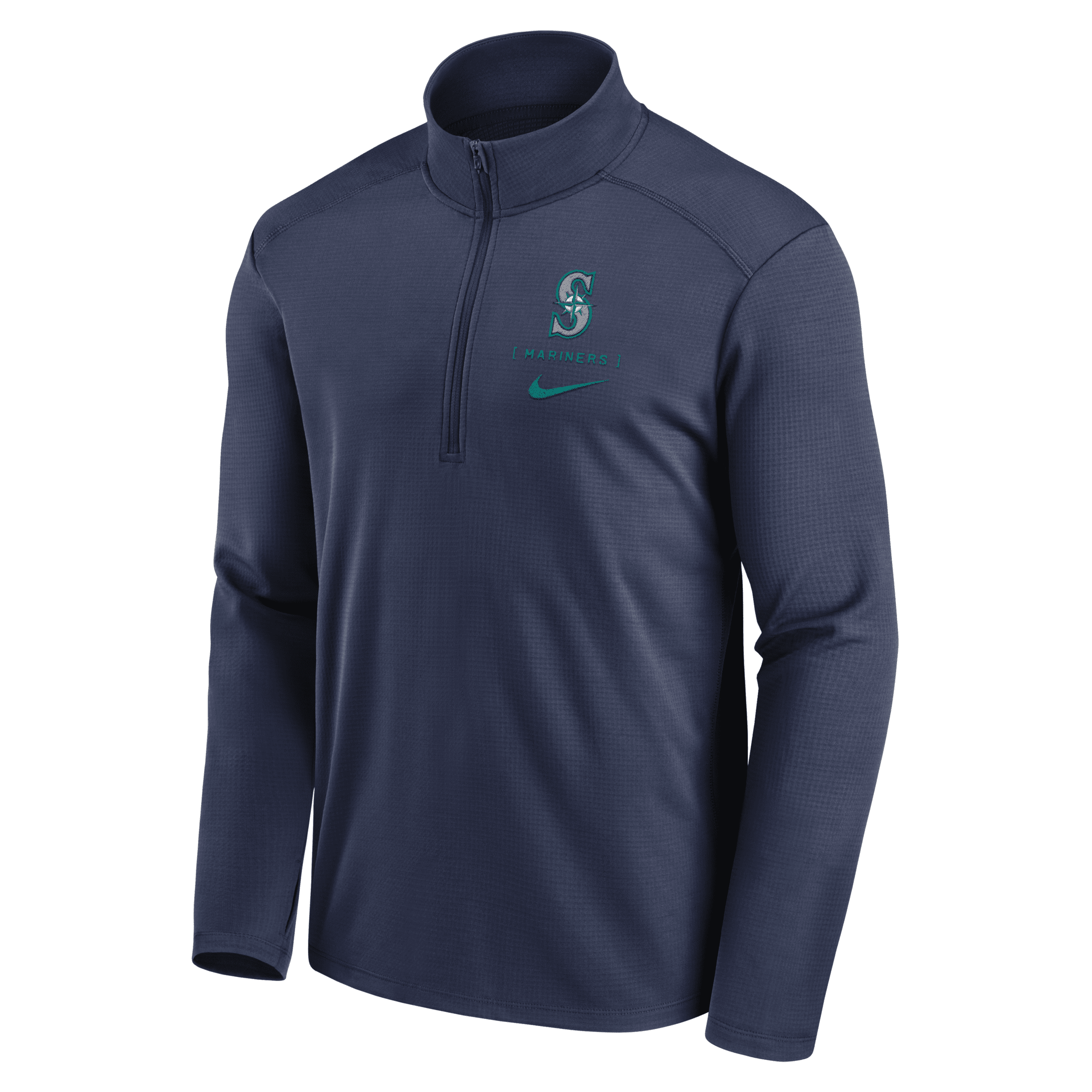 Nike Seattle Mariners Franchise Logo Pacer  Men's Dri-fit Mlb 1/2-zip Jacket In Blue