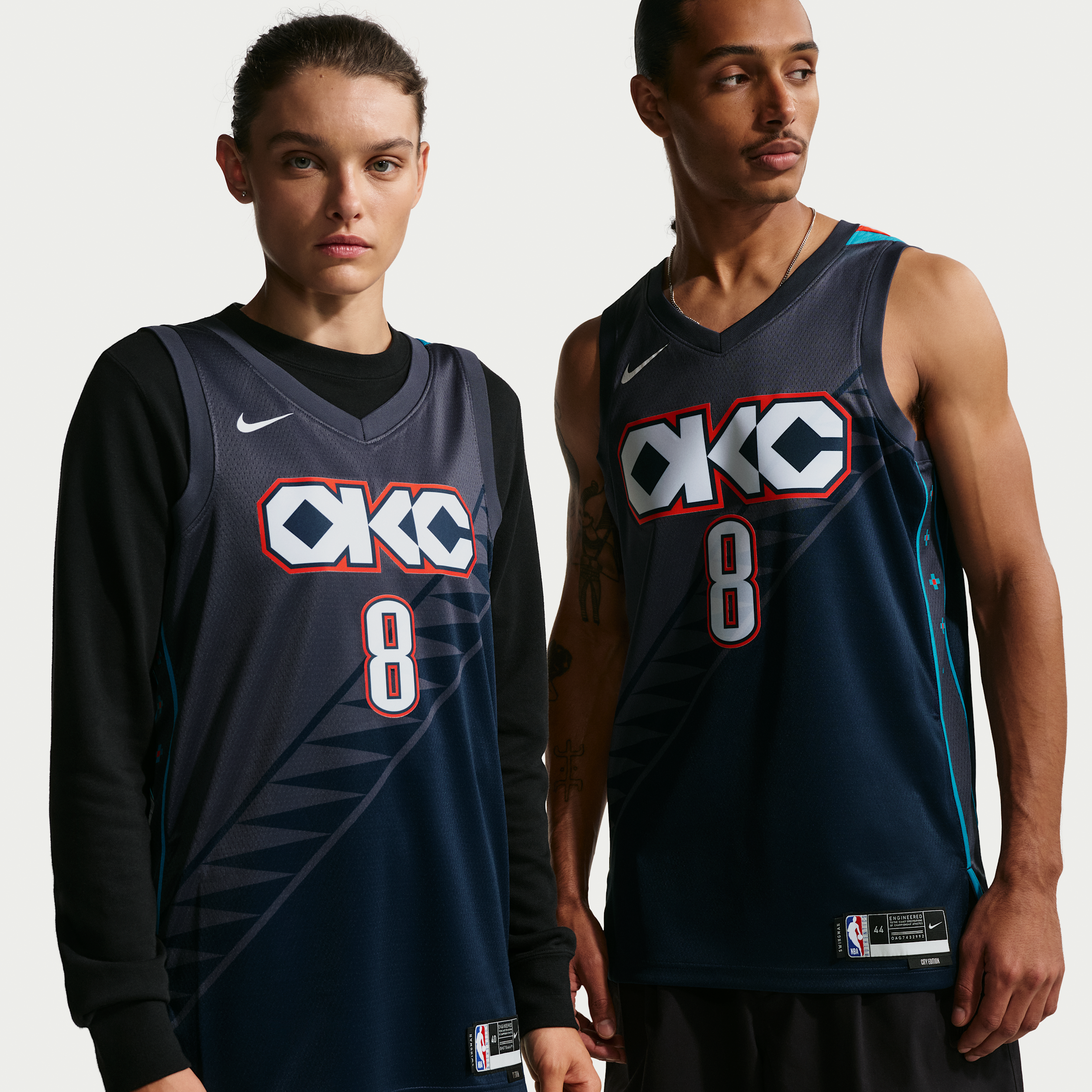 Jalen Williams Oklahoma City Thunder City Edition Nike Men's NBA Swingman Jersey in Blue | HM5990-439