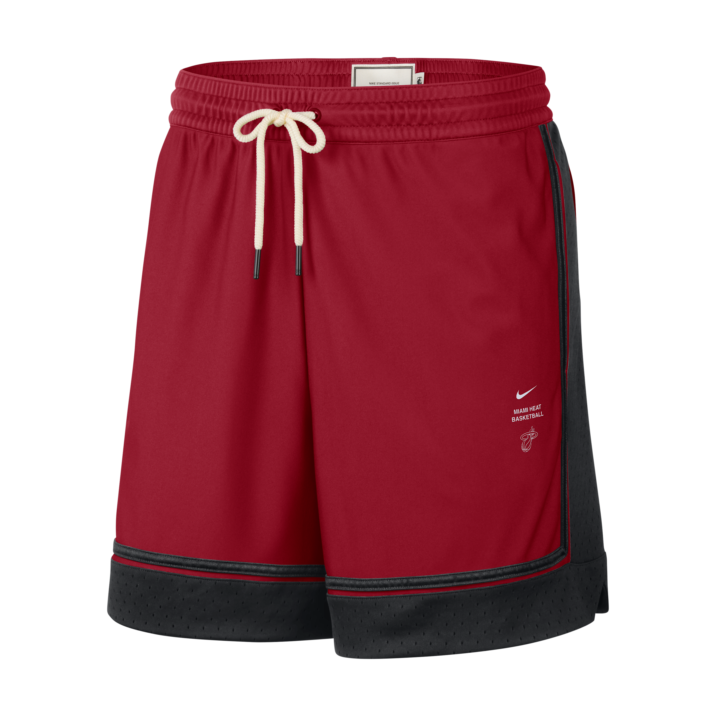Nike Men's Red Miami Heat 2026 Standard Issue Pre-Game Pro Shorts - Red, Black