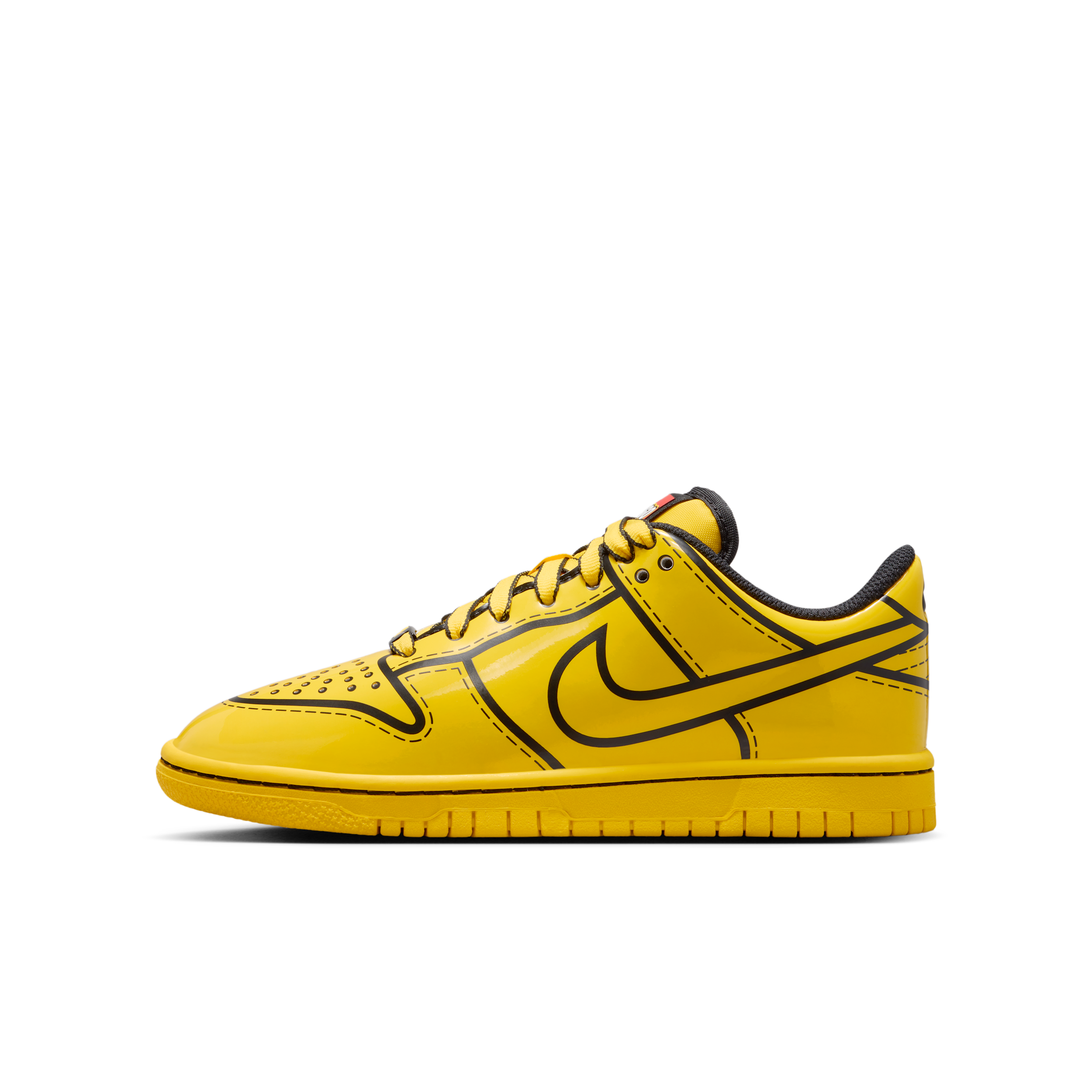 Nike Dunk Low x LEGOÂ® Collection Big Kids' Shoes in Yellow | IF2117-700