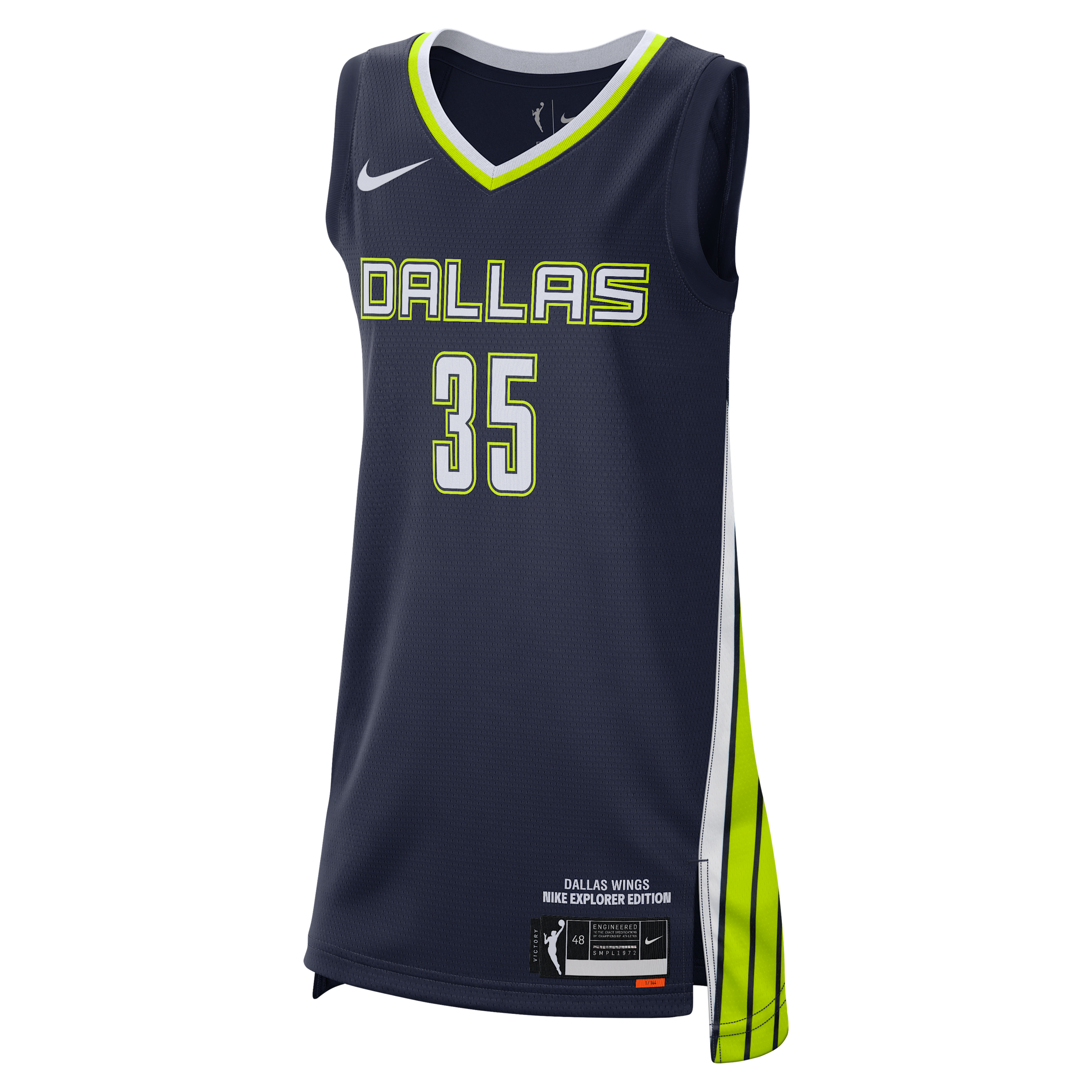 Dallas Wings Explorer Edition Nike Women's Dri-FIT WNBA Victory Jersey in Blue | DC9569-425