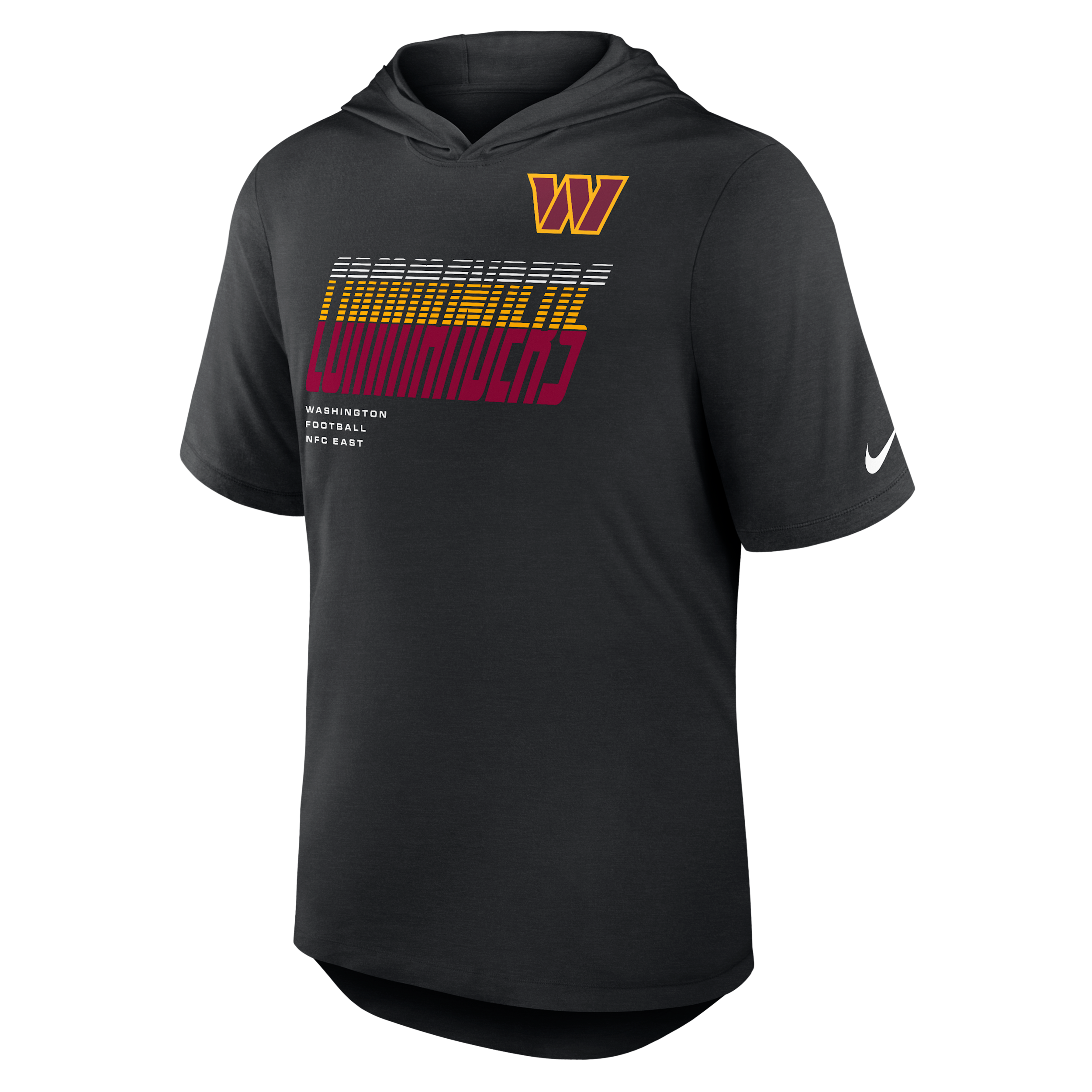 Washington Commanders Nike Men's Dri-FIT NFL Hooded T-Shirt in Black | 03NB00A9E-W9H