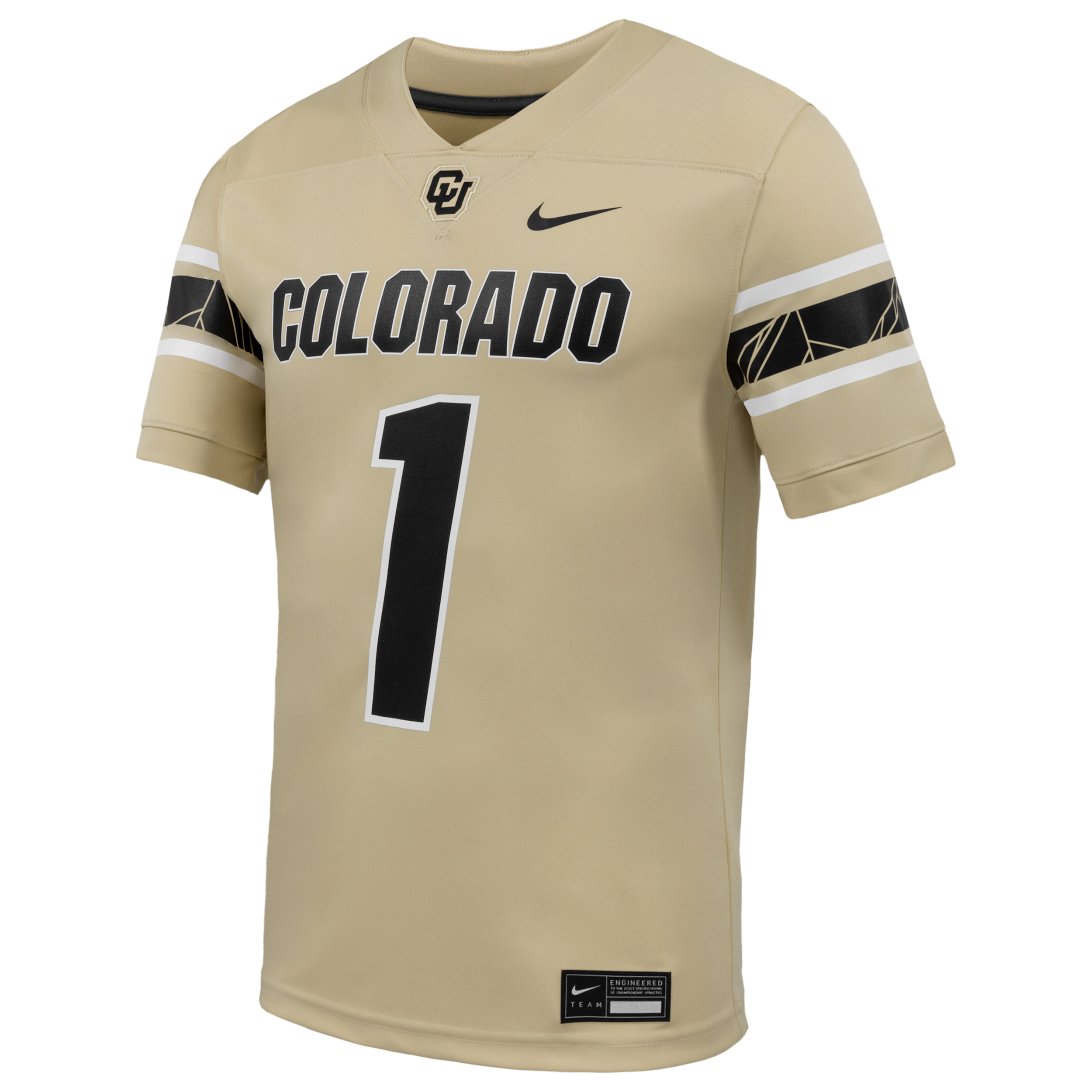 Nike Men's Colorado Buffaloes Gold Replica Alternate Football Jersey, XXL, Yellow