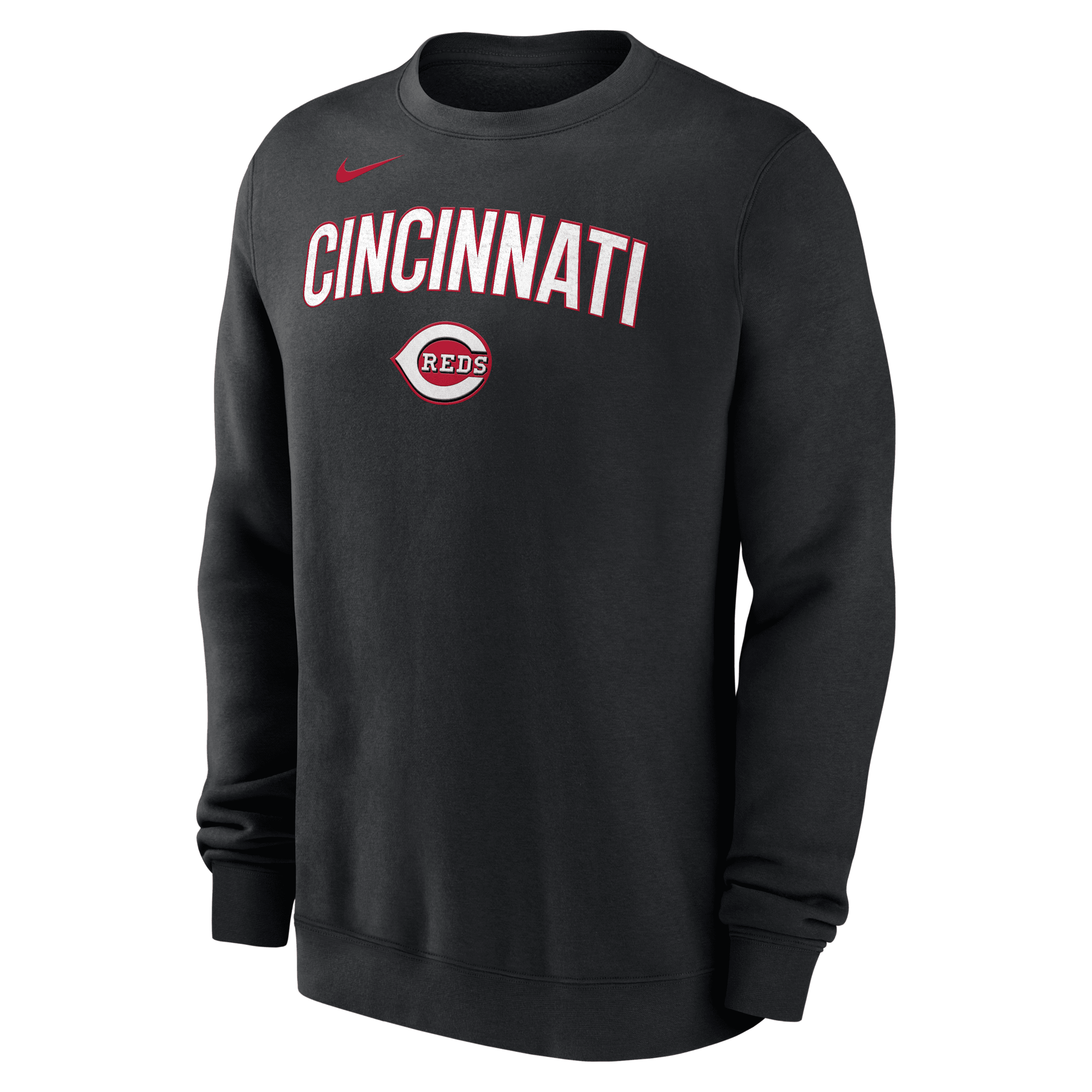 Nike Black Cincinnati Reds Pullover Sweatshirt