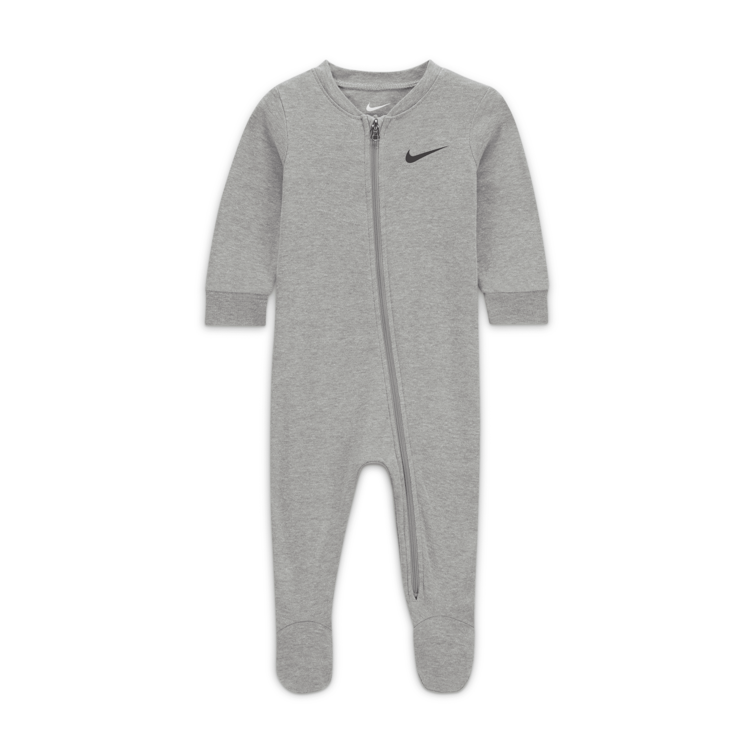 Nike Essentials Footed Coverall Baby Coverall In Grey