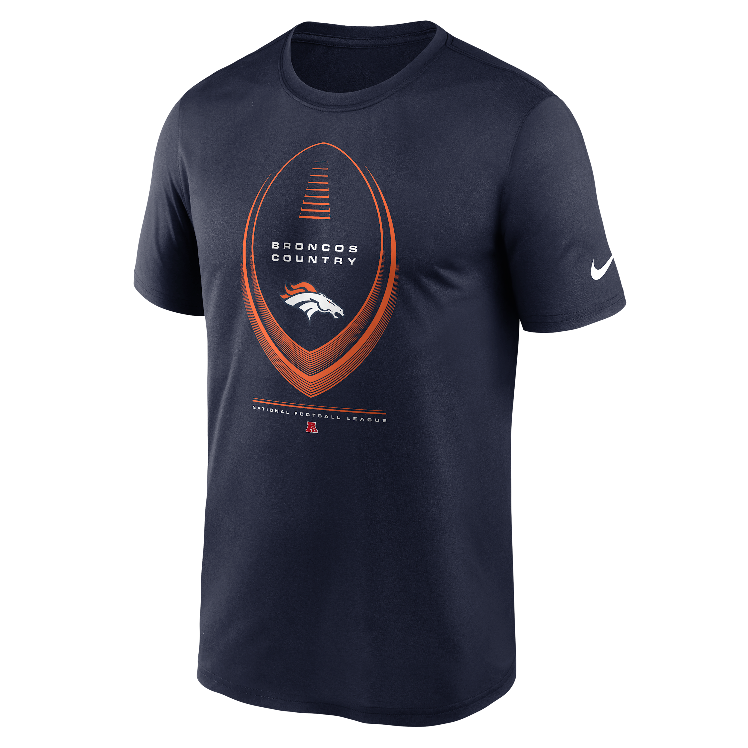 Denver Broncos Legend Icon Nike Men's Dri-FIT NFL T-Shirt in Blue | NKGK41S8W-NDB