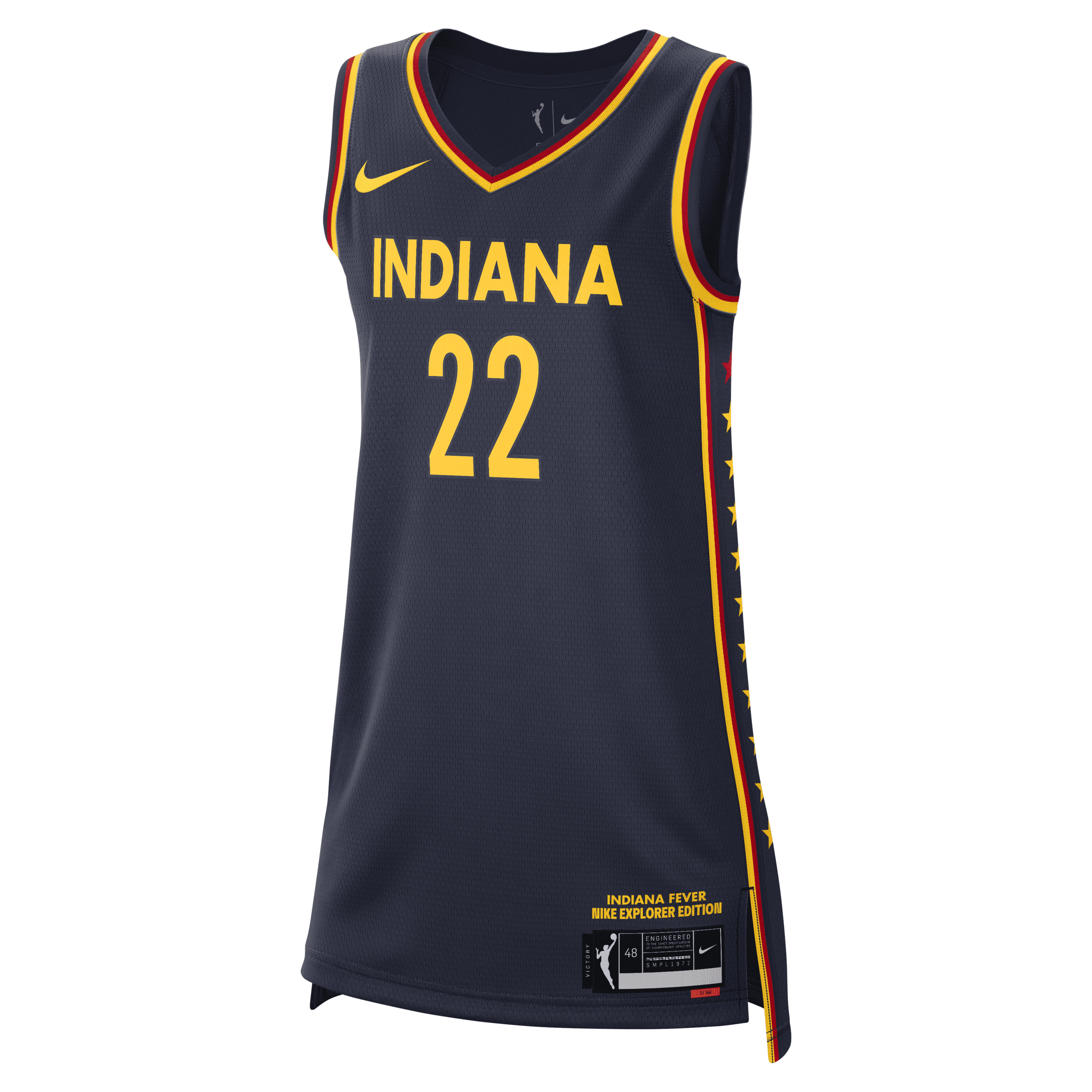 Nike Caitlin Clark Indiana Fever Explorer Edition  Women's Dri-fit Wnba Victory Jersey In Blue