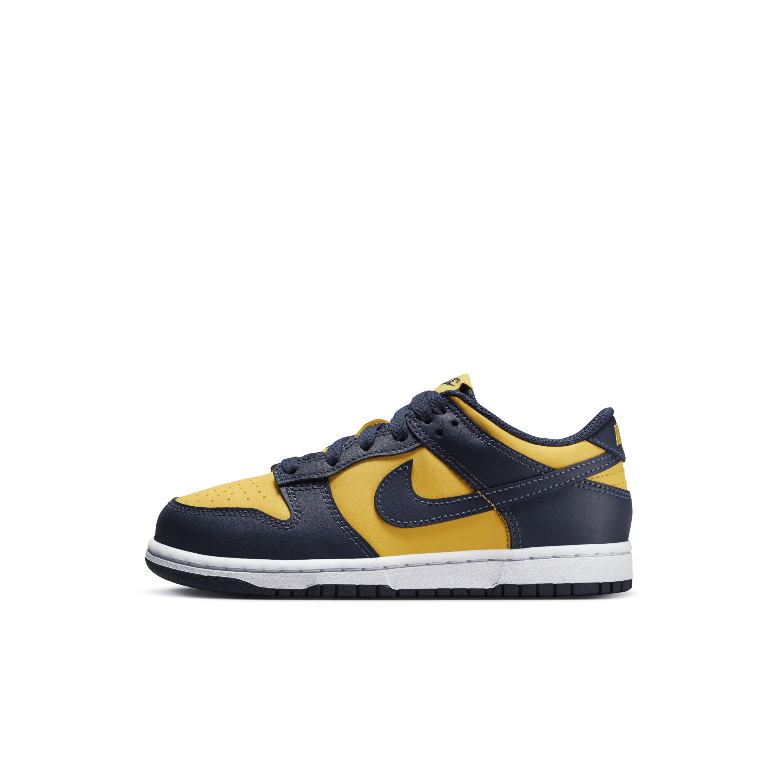 Shop Nike Dunk Low Little Kids' Shoes In Yellow