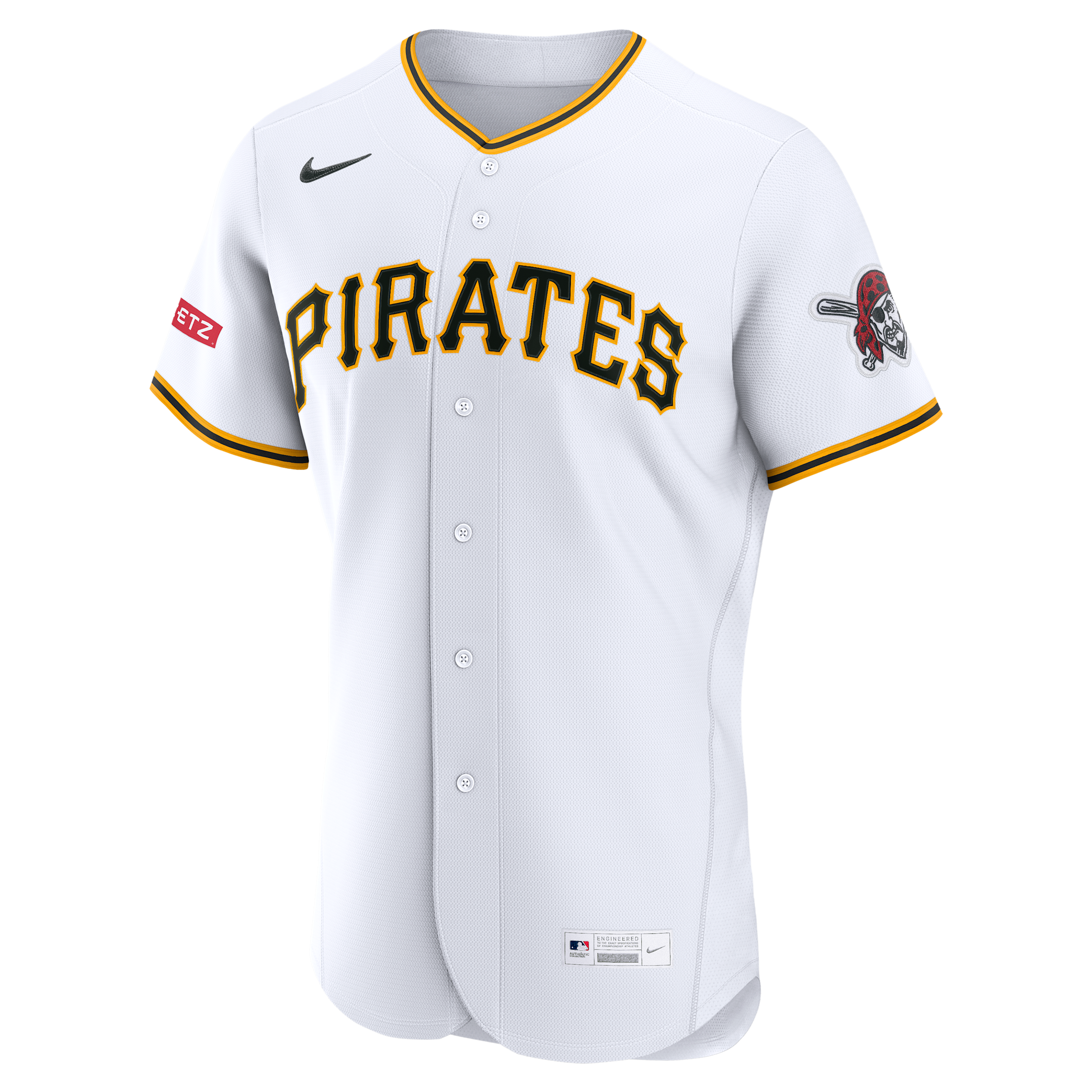 Pittsburgh Pirates Nike Men's MLB Authentic Jersey in White | 8900PTHOPTB-38L
