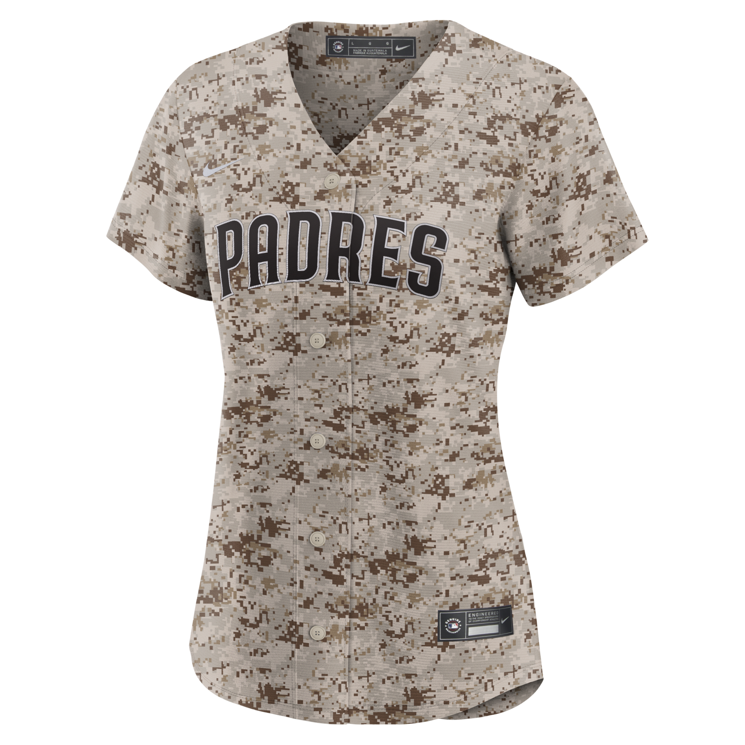 Manny Machado San Diego Padres USMC Nike Women's MLB Replica Jersey in Brown | T77303W9PY7-M13