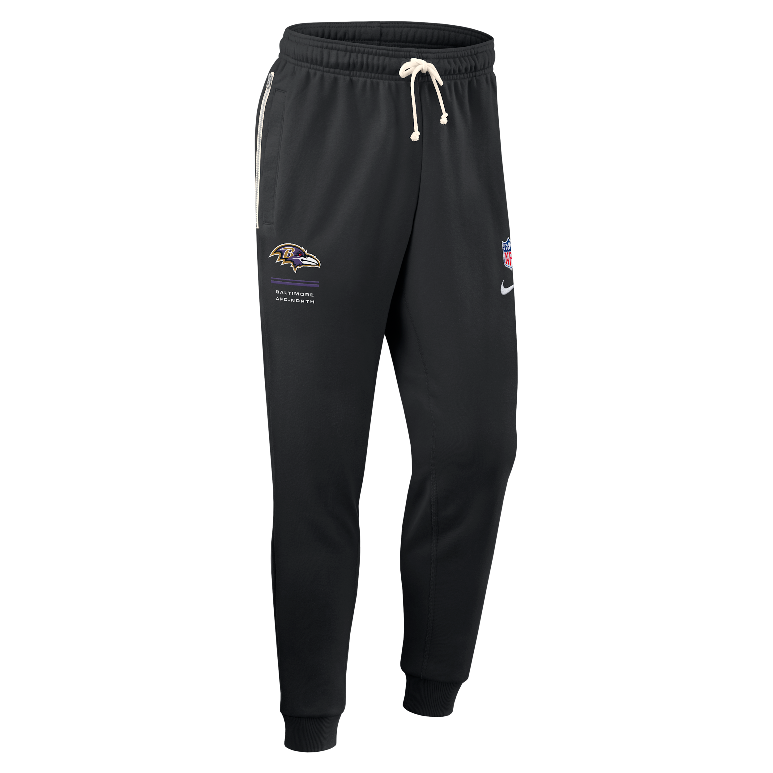 Baltimore Ravens Sideline Standard Issue Nike Men's Dri-FIT NFL Taper Pants in Black | 03B000A8G-HBY