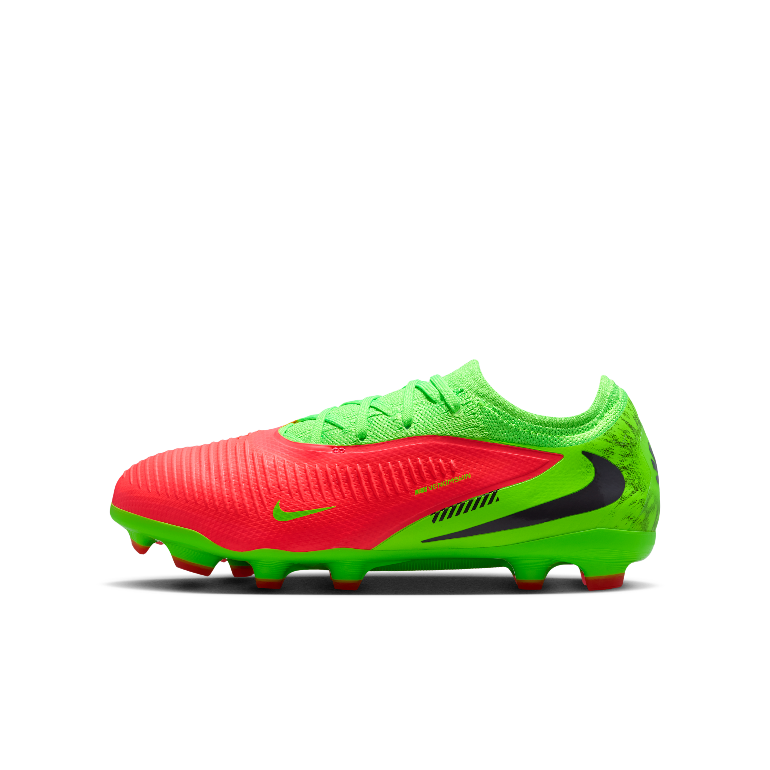 Nike Jr. Phantom 6 Low Pro "Erling Haaland" Big Kids' Multi-Ground Soccer Cleats in Green | HQ2047-603