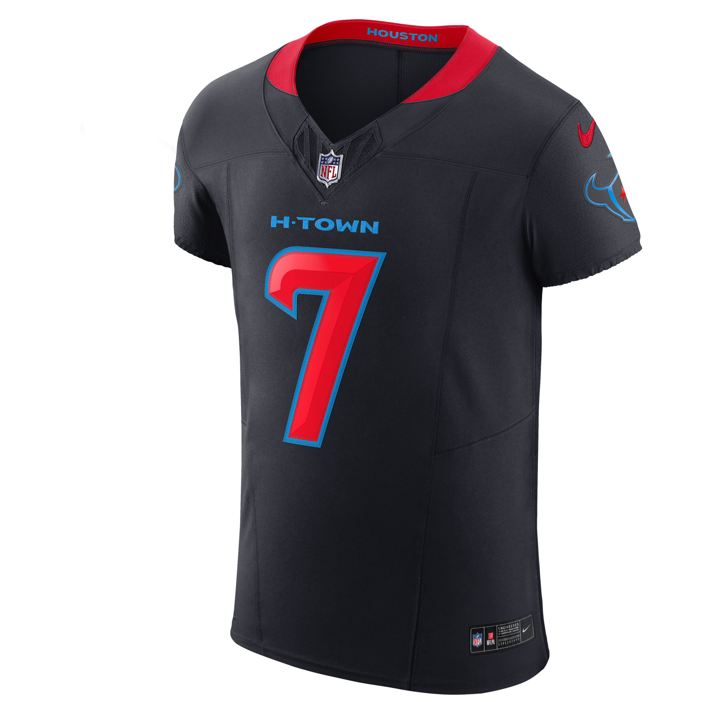 Nike Men's C.j. Stroud Navy Houston Texans Alternate 2 Vapor F.u.s.e. Elite Jersey - Navy