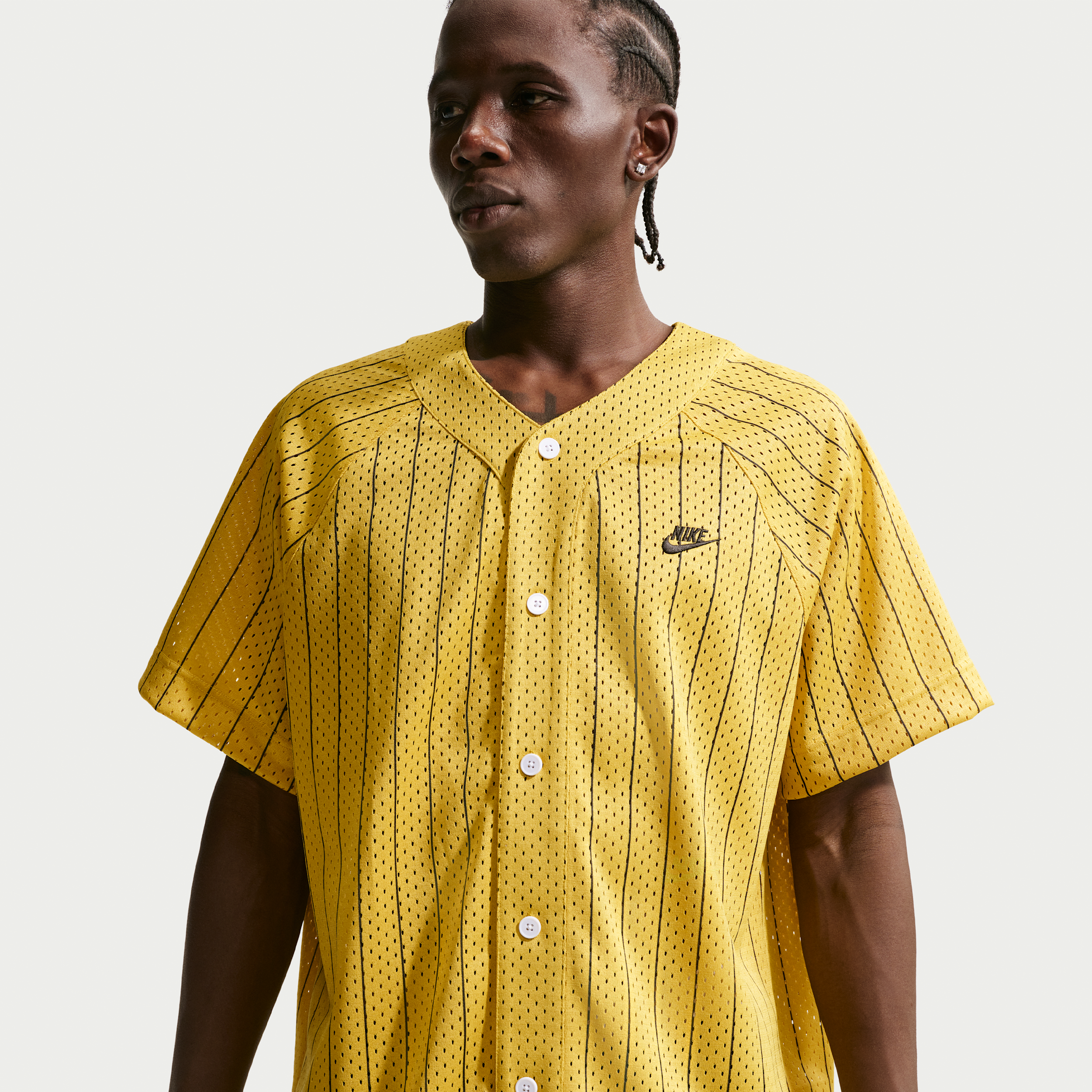Men's Nike Sportswear Club Jersey in Yellow | II4428-389