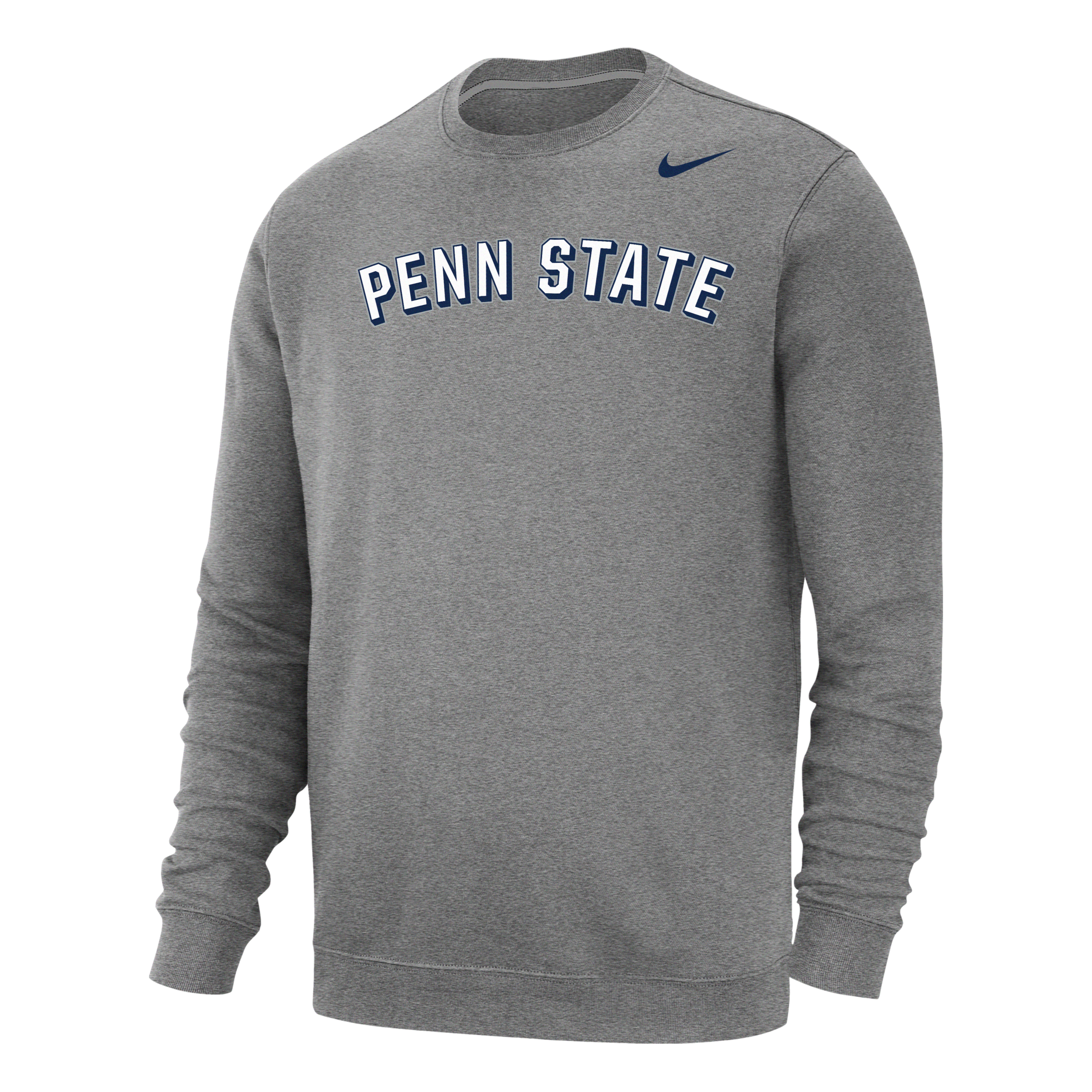 Nike Penn State Club Fleece  Men's College Sweatshirt In Grey