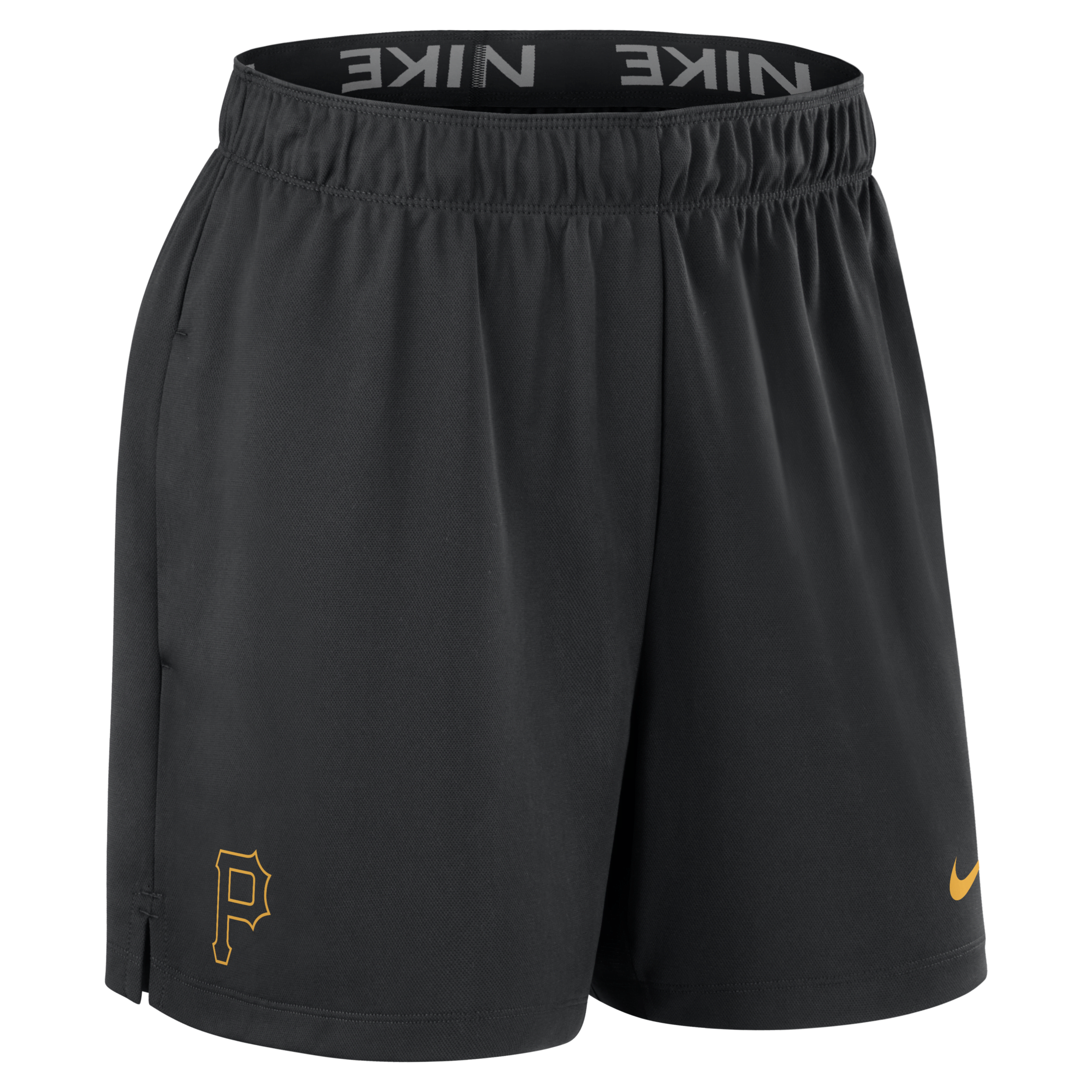 Nike Pittsburgh Pirates Authentic Collection Practice  Women's Dri-fit Mlb Shorts In Black