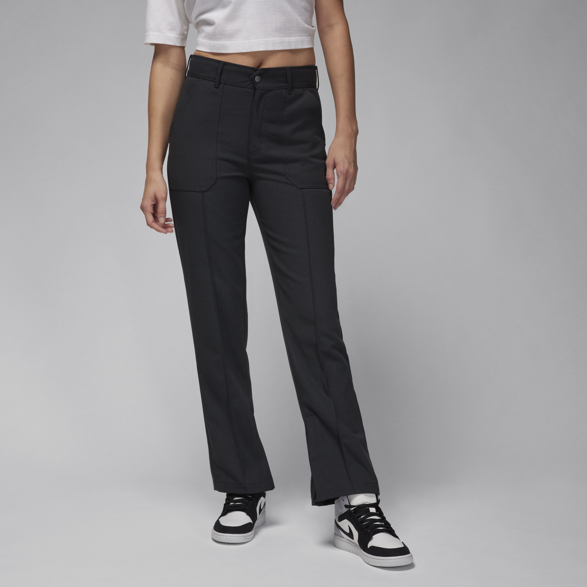 Shop Jordan Women's  Woven Pants In Black