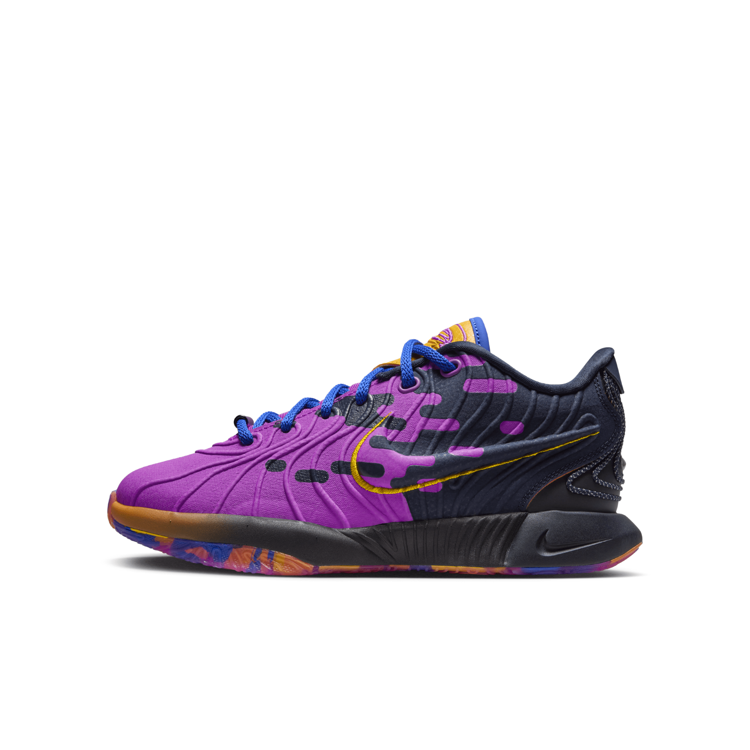 Nike Babies' Lebron Xxi Se "summerverse" Big Kids' Basketball Shoes In Purple