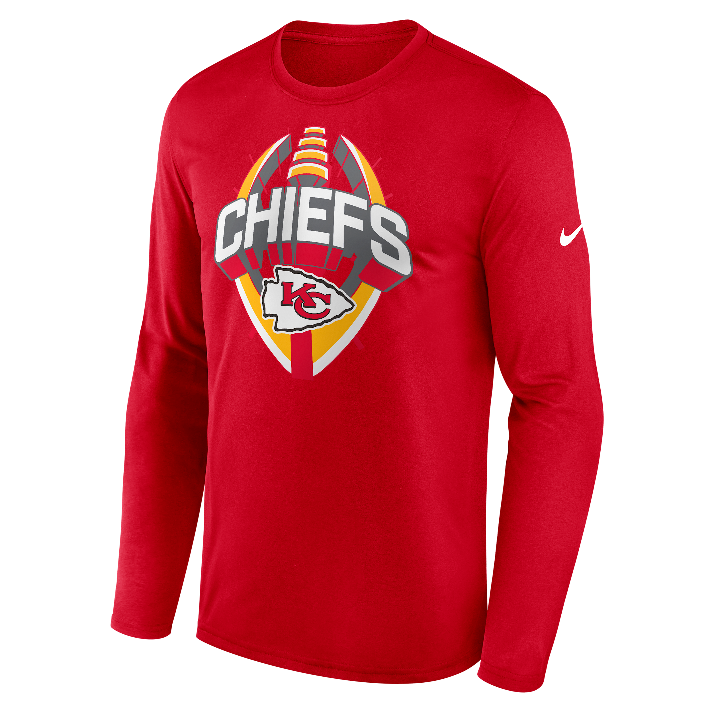Nike Kansas City Chiefs Legend Icon  Men's Dri-fit Nfl Long-sleeve T-shirt In Red