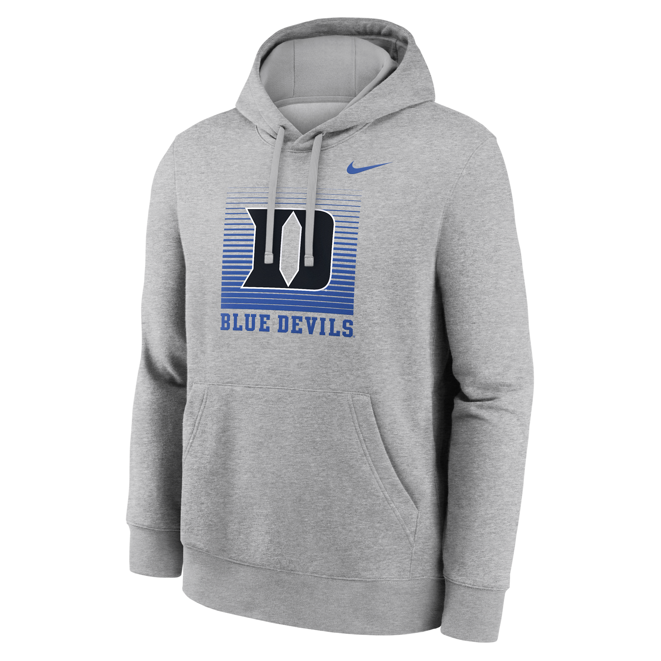 Duke Primetime Nike Men's College Pullover Hoodie in Grey | NKDK06GDU-JM7