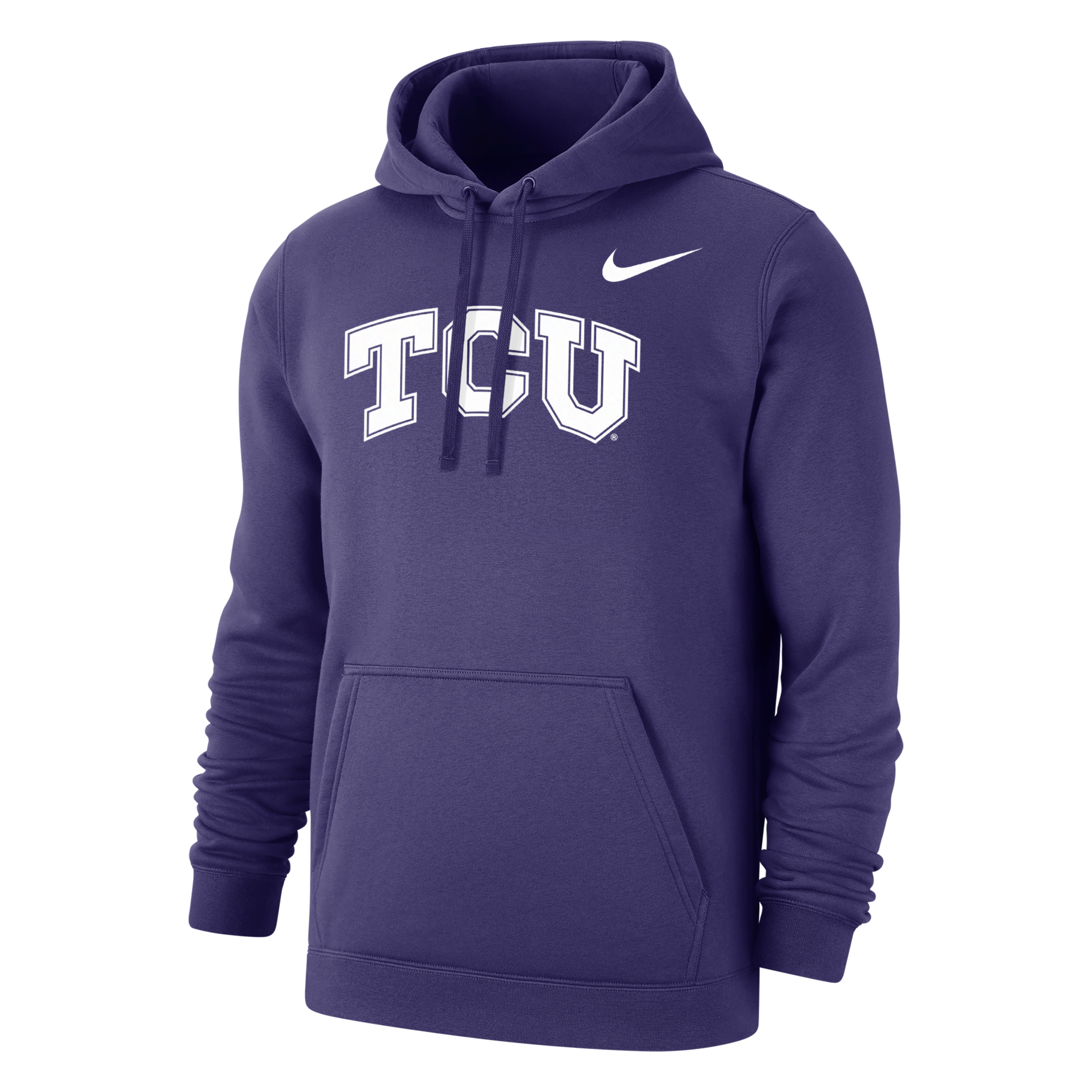 Nike Tcu Club Fleece  Men's College Hoodie In Purple