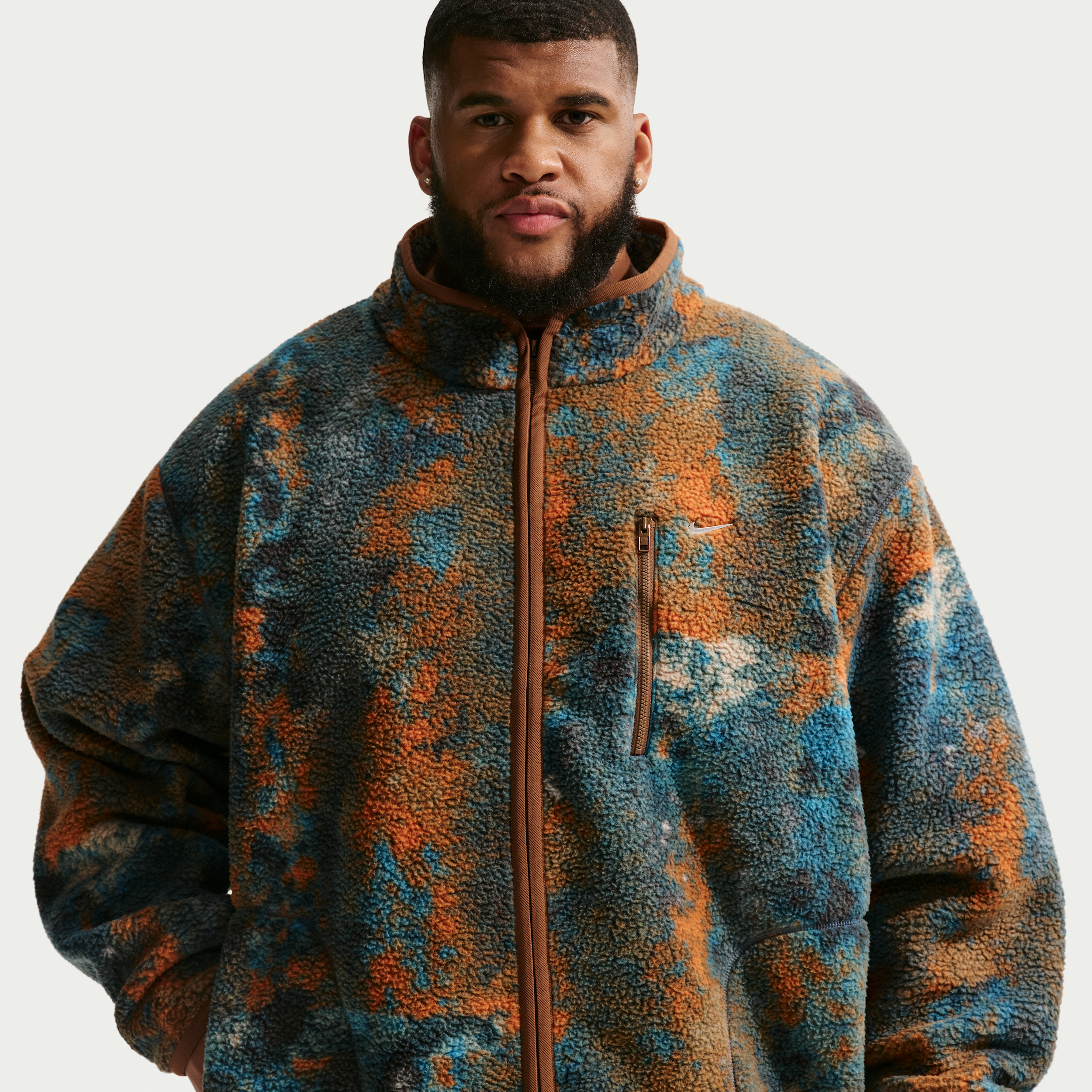 Men's Nike Sportswear Club Winterized Jacket in Brown | IM7832-297