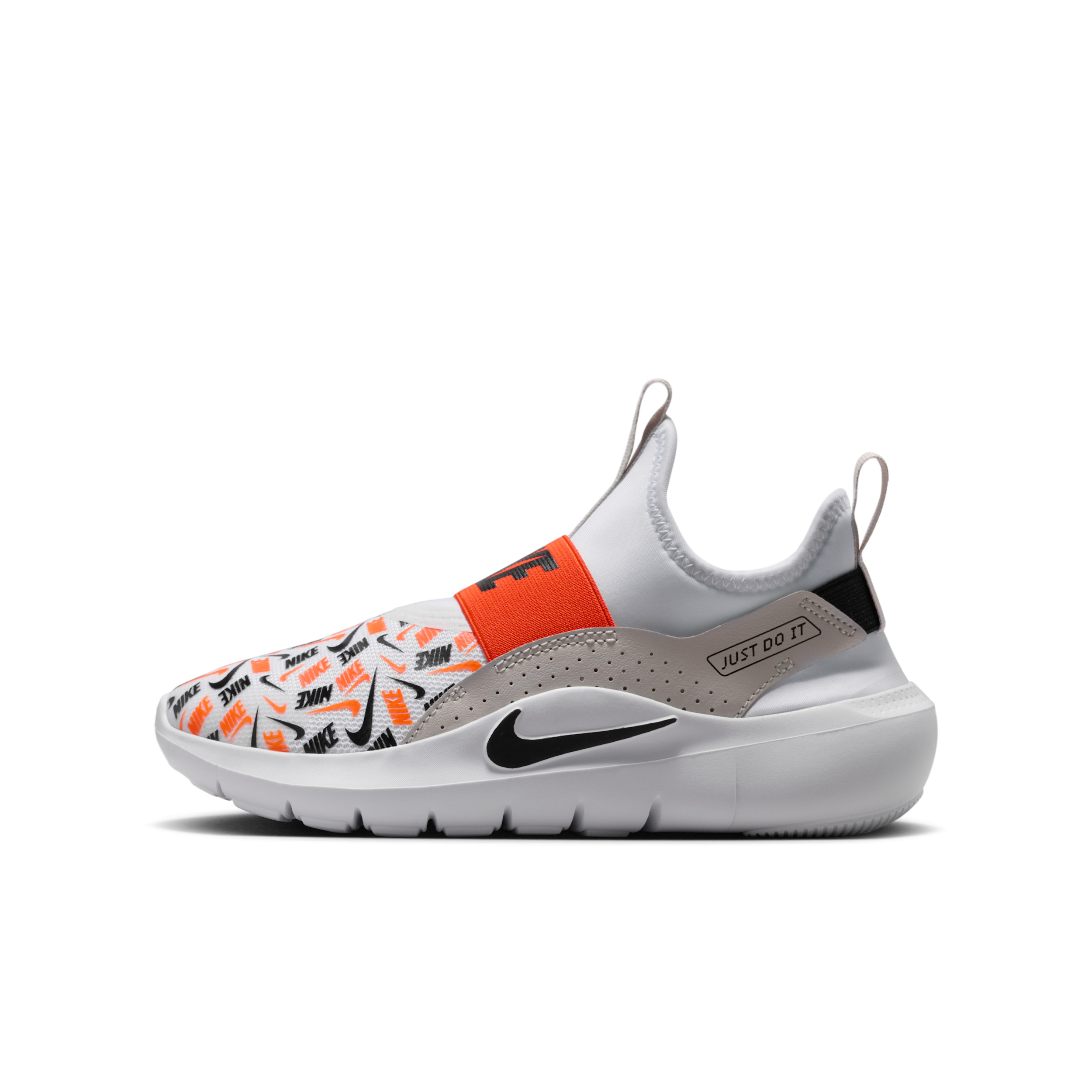 Nike Flex Runner 4 Big Kids' Shoes in White | IO9506-100
