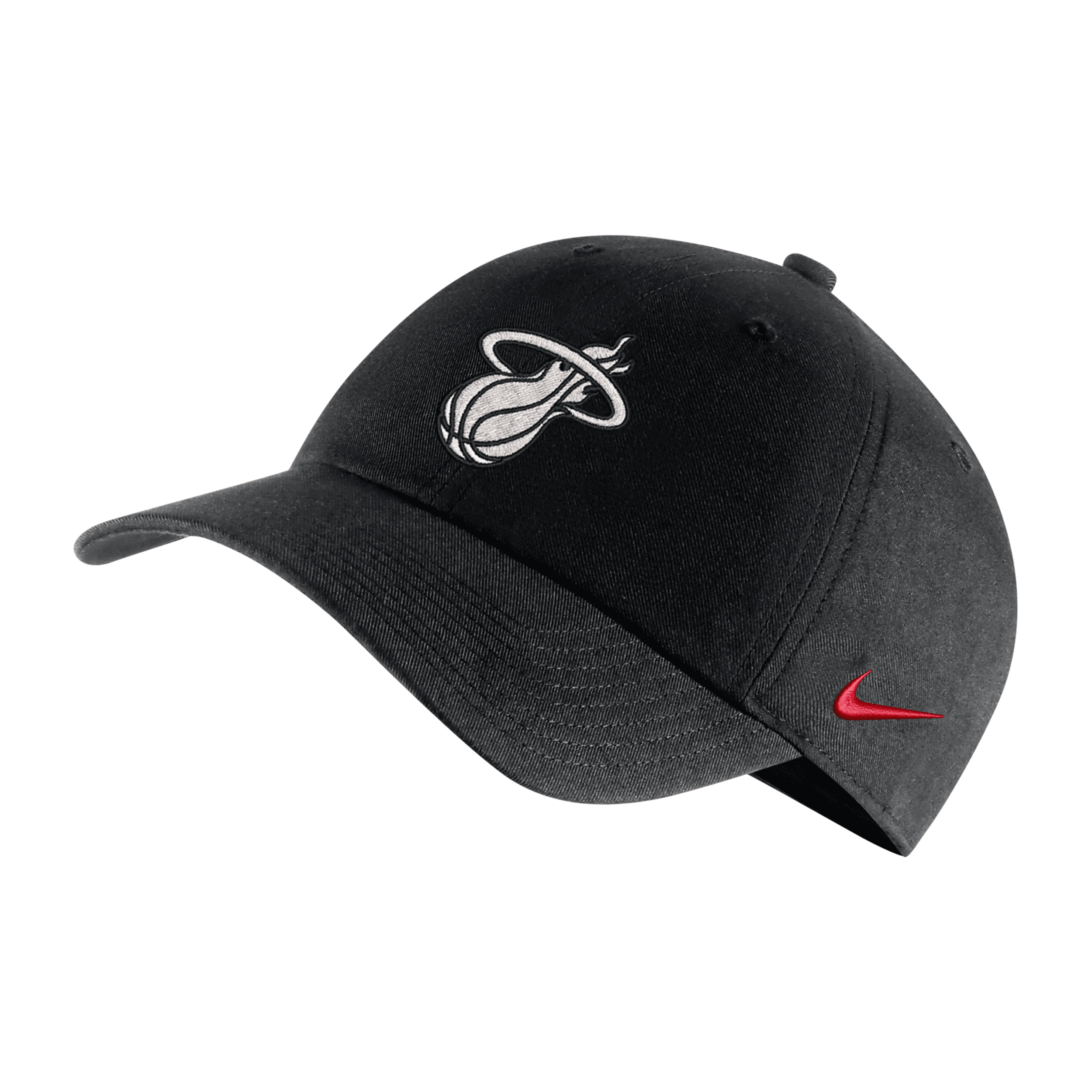 Nike Miami Heat City Edition  Unisex Nba Adjustable Cap In Black