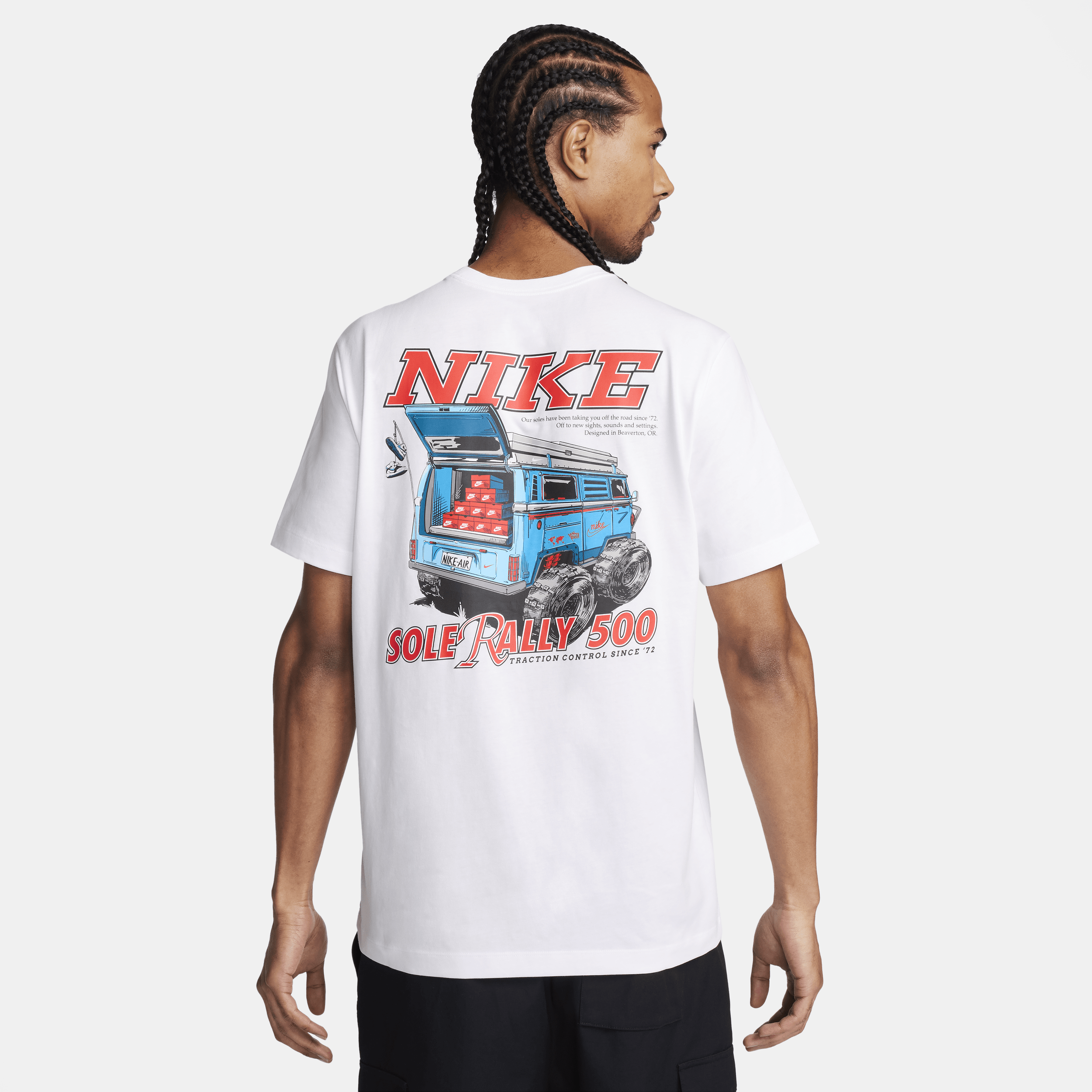 Nike Sole Rally Graphic T-shirt In White