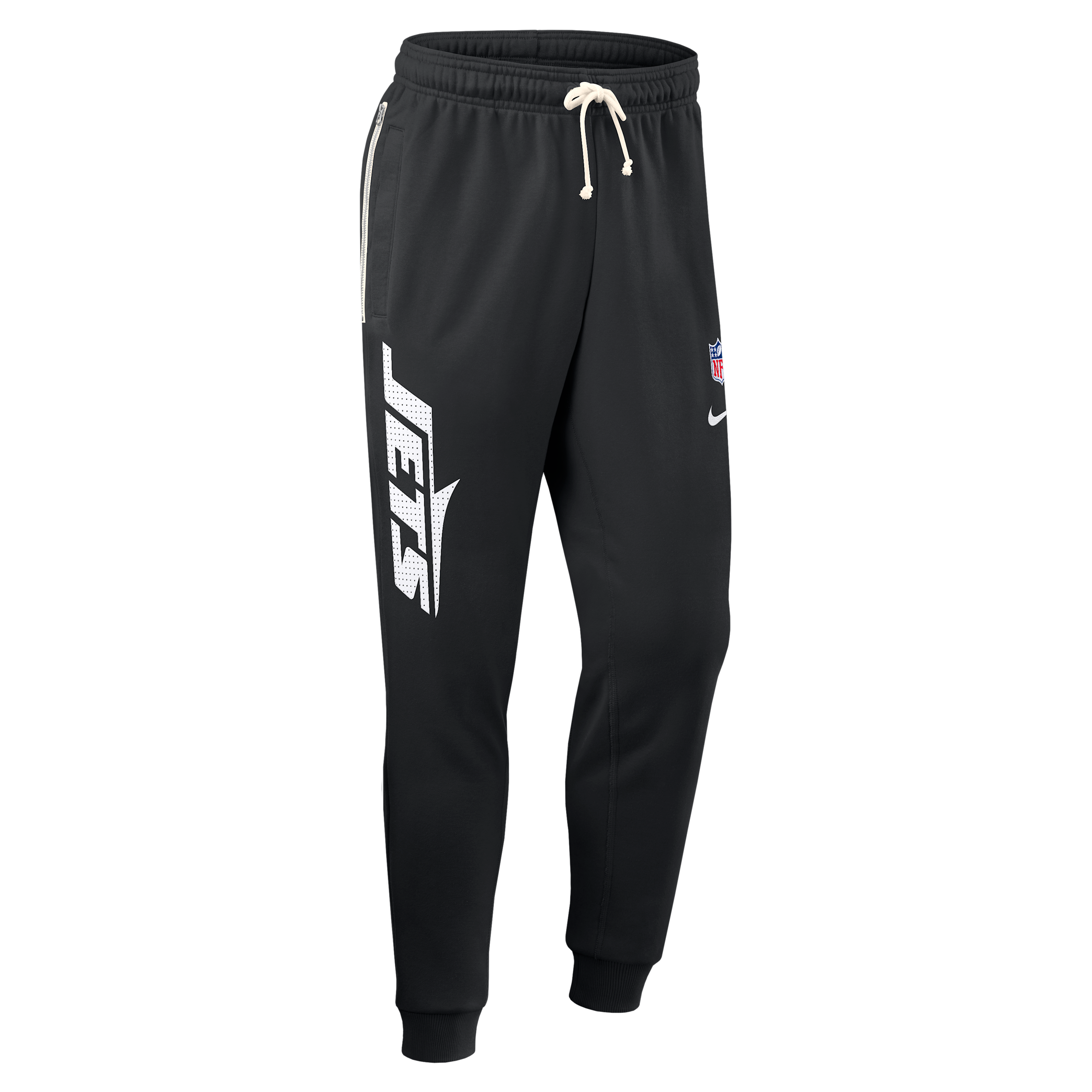 Nike Black New York Jets Sideline Standard Issue Ground Game Dri-fit Taper Pants In Black