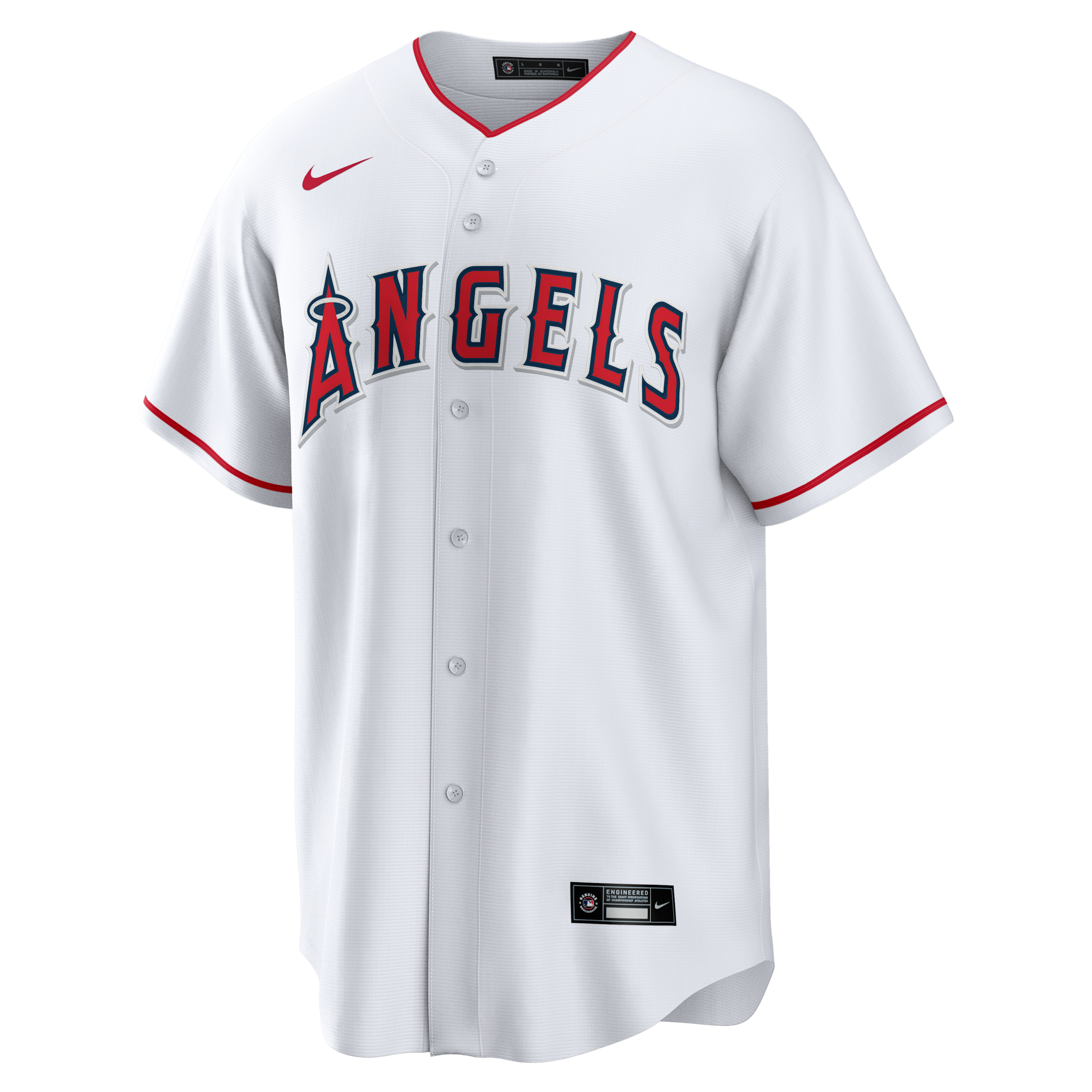 Nike Men's MLB Los Angeles Angels (Mike Trout) Replica Baseball Jersey in White | T770ANA1AN7-T27