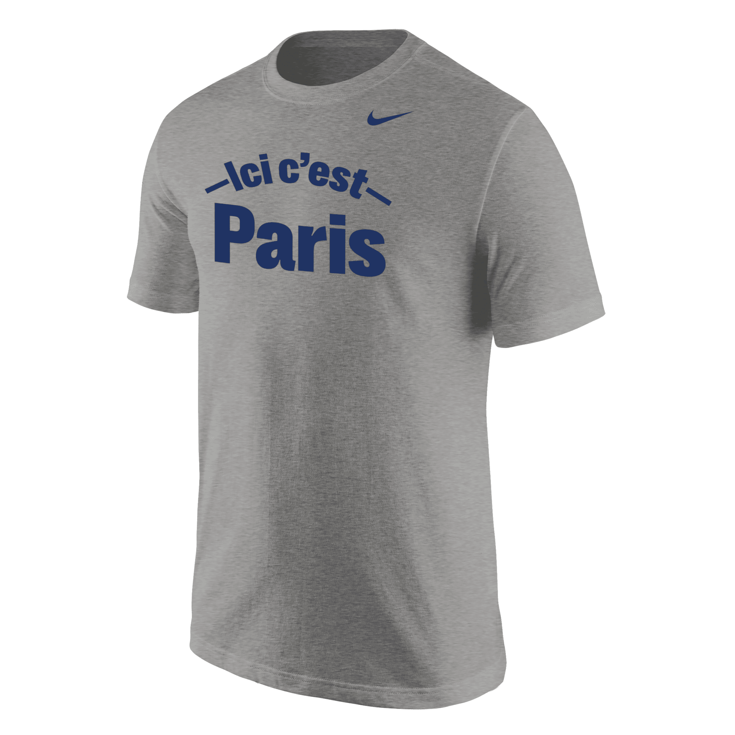 Shop Nike Men's Paris Saint-germain T-shirt In Grey
